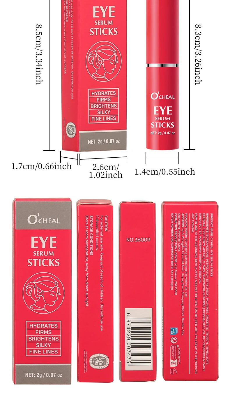 Eye Serum Stick Hydrating Anti-Aging Eye Contour Cream for Firming & Brightening 14 eye serum stick hydrating firming brightening sit hmhrtkkh desc 14