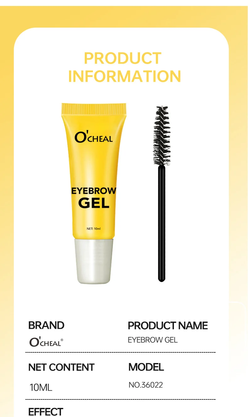 Eyebrow Gel Clear Waterproof Long-Lasting Brow Styling Glue with Spiral Brush 10ml 11 eyebrow gel clear waterproof long lasting brow styling glue sit q6qn35pj desc 11