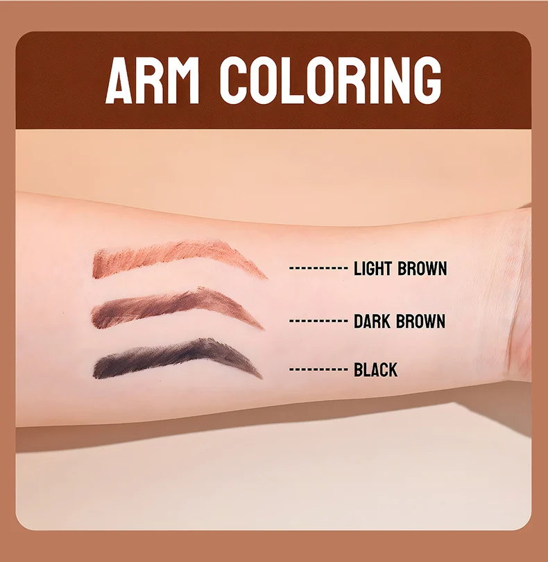 Eyebrow Gel and Dye 2-in-1 Waterproof Tinting & Setting Gel for Natural Fuller Brows 9 eyebrow gel dye 2 in 1 waterproof tinting setting gel sit 5ukg5yrf desc 9