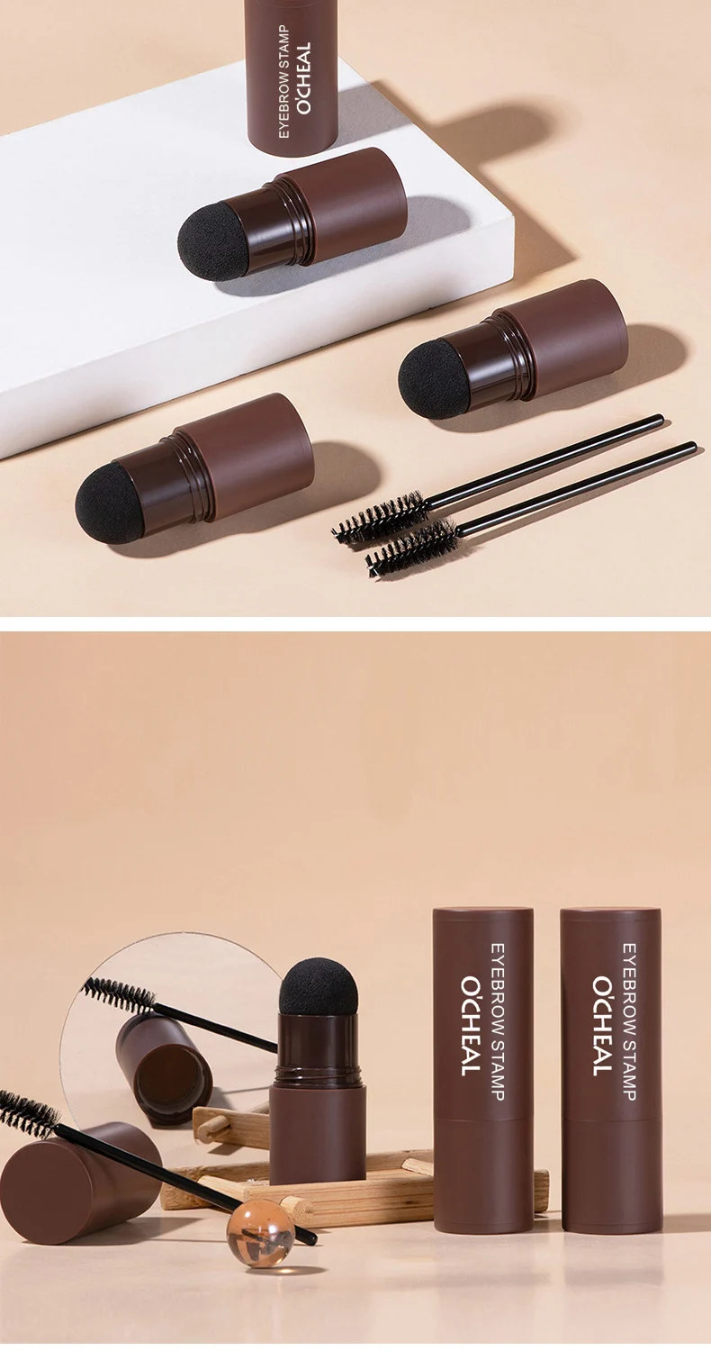 Eyebrow Stamp Kit Instant Brow Shaping Waterproof Powder with Stencils & Brushes 11 eyebrow stamp kit instant brow shaping waterproof sit 7ru72hgu desc 11