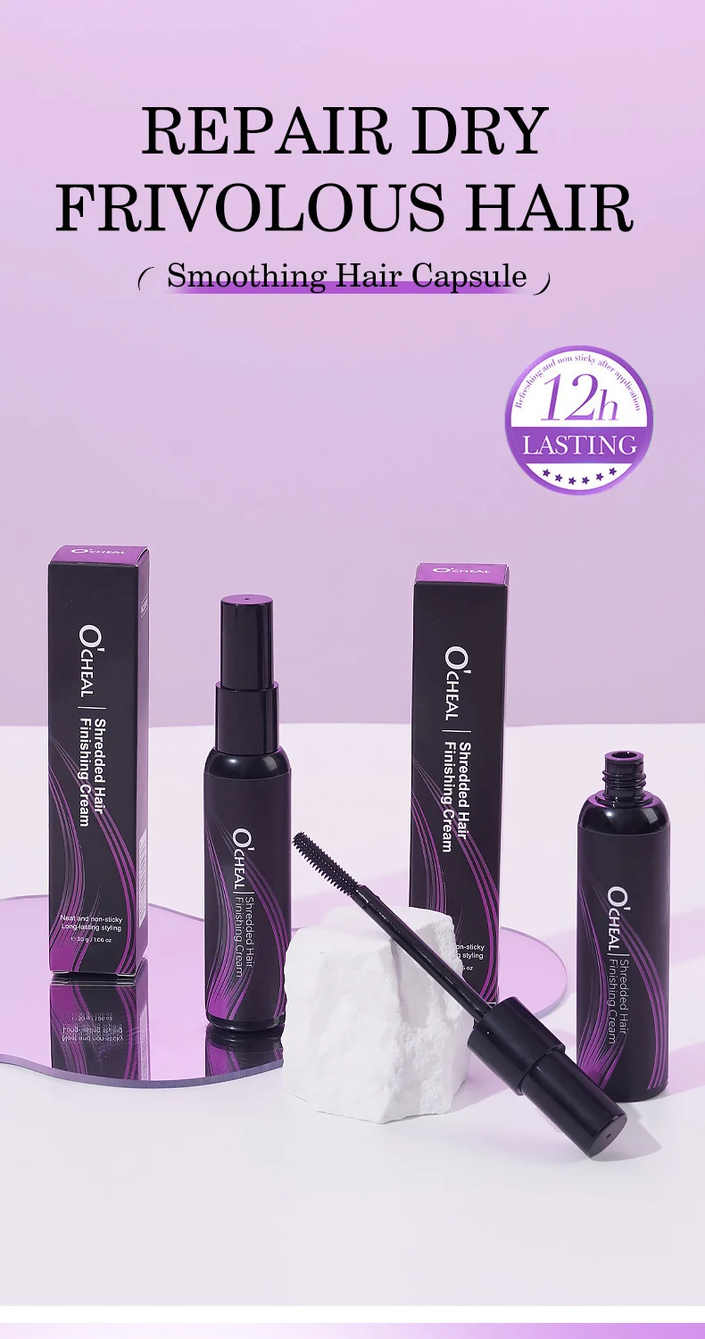 Flyaway Hair Finishing Cream for Women & Men, Anti-Frizz Styling Wax Stick for Bangs & Baby Hairs, 30g 1 flyaway hair finishing cream styling wax stick 30g sit aezkf6xa desc 1