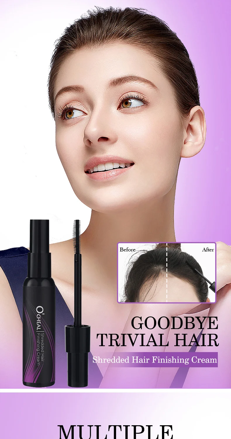 Flyaway Hair Finishing Cream for Women & Men, Anti-Frizz Styling Wax Stick for Bangs & Baby Hairs, 30g 2 flyaway hair finishing cream styling wax stick 30g sit aezkf6xa desc 2