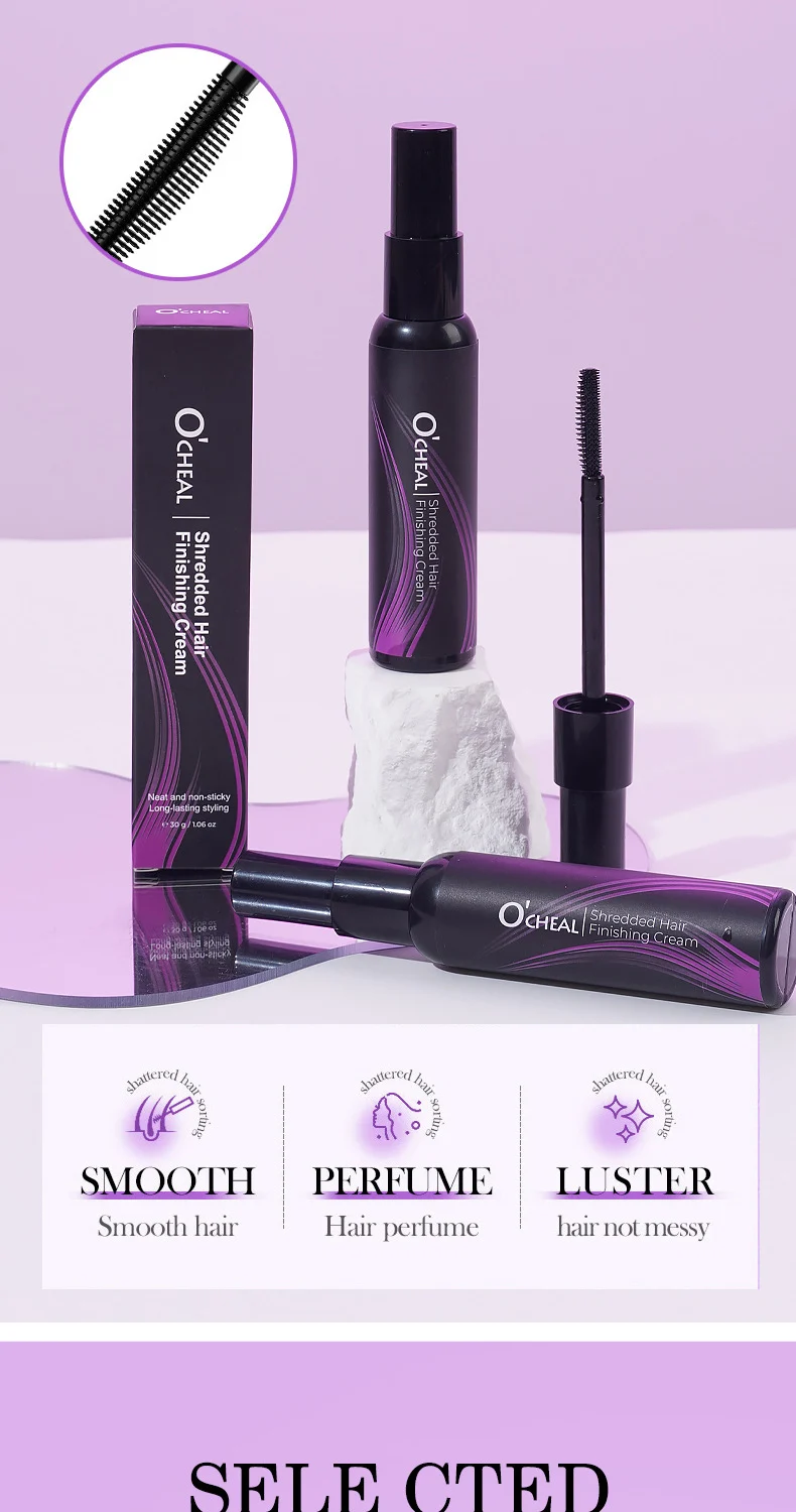 Flyaway Hair Finishing Cream for Women & Men, Anti-Frizz Styling Wax Stick for Bangs & Baby Hairs, 30g 4 flyaway hair finishing cream styling wax stick 30g sit aezkf6xa desc 4