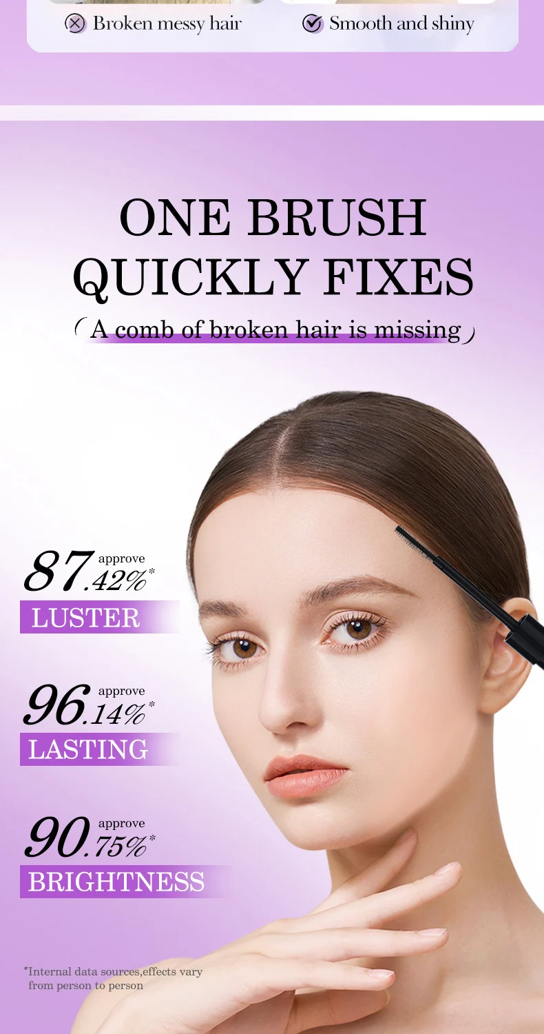Flyaway Hair Finishing Cream for Women & Men, Anti-Frizz Styling Wax Stick for Bangs & Baby Hairs, 30g 6 flyaway hair finishing cream styling wax stick 30g sit aezkf6xa desc 6