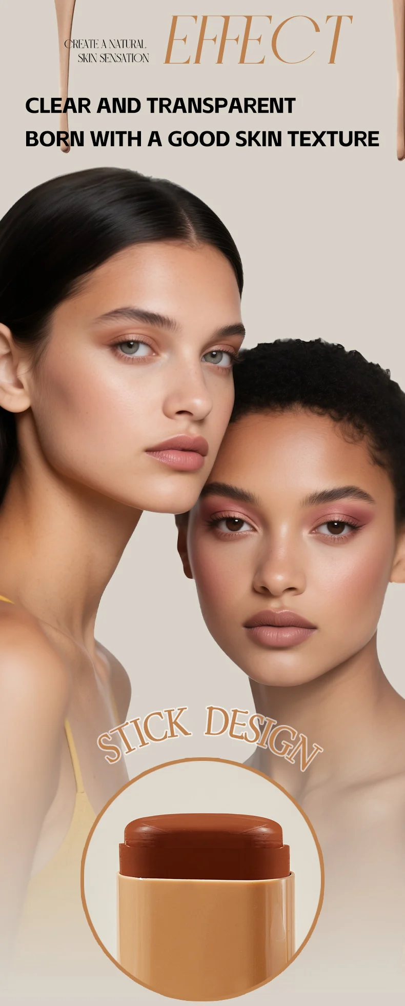 Foundation Stick High-Coverage Concealer Cream Long-Wearing Waterproof 20g 2 foundation stick high coverage concealer cream long wearing sit q7qdaz33 desc 2