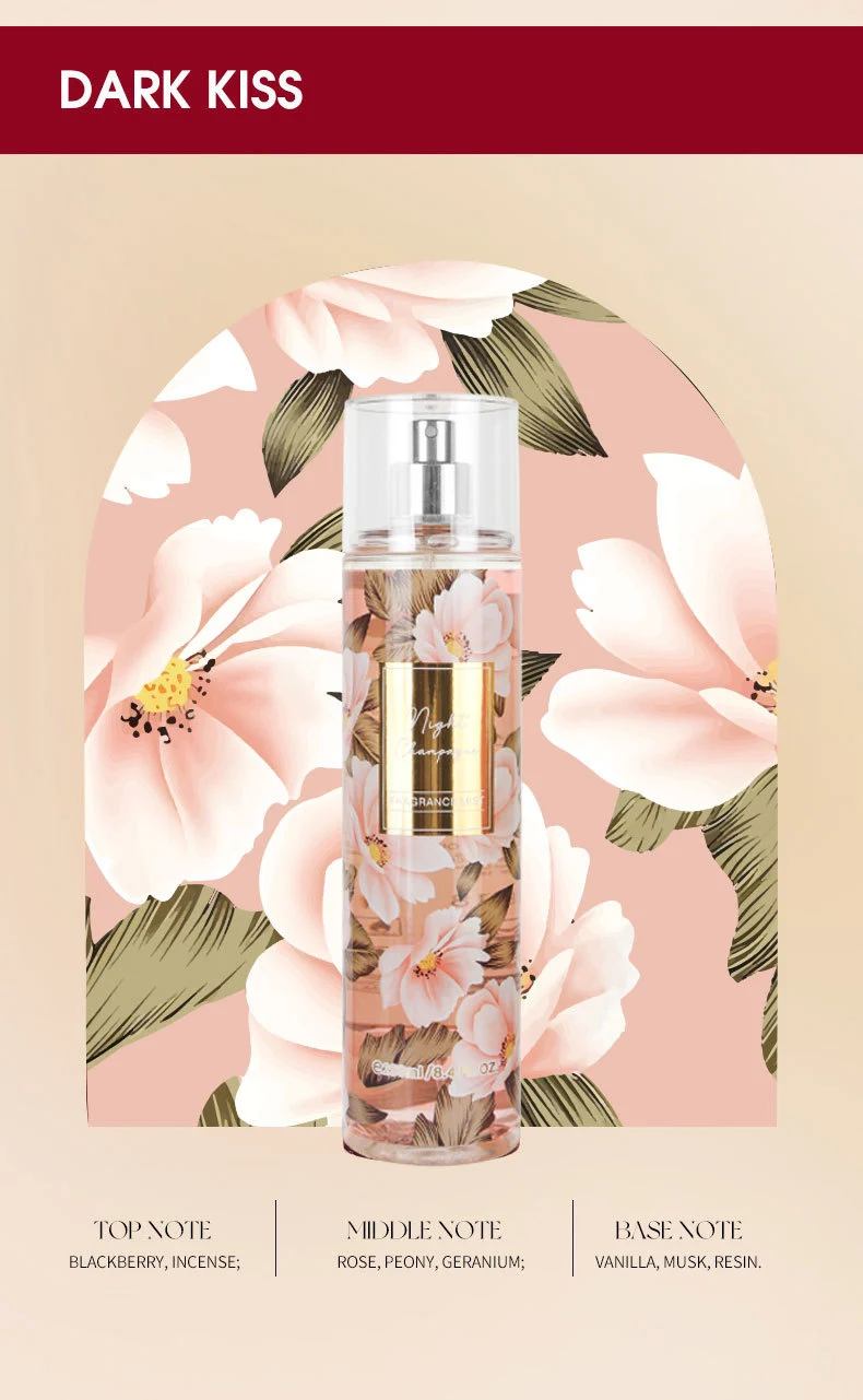 Fragrance Mist 250ml Long-Lasting Perfume Spray for Hair & Body 10 fragrance mist 250ml long lasting perfume spray sit sc57mr92 desc 10