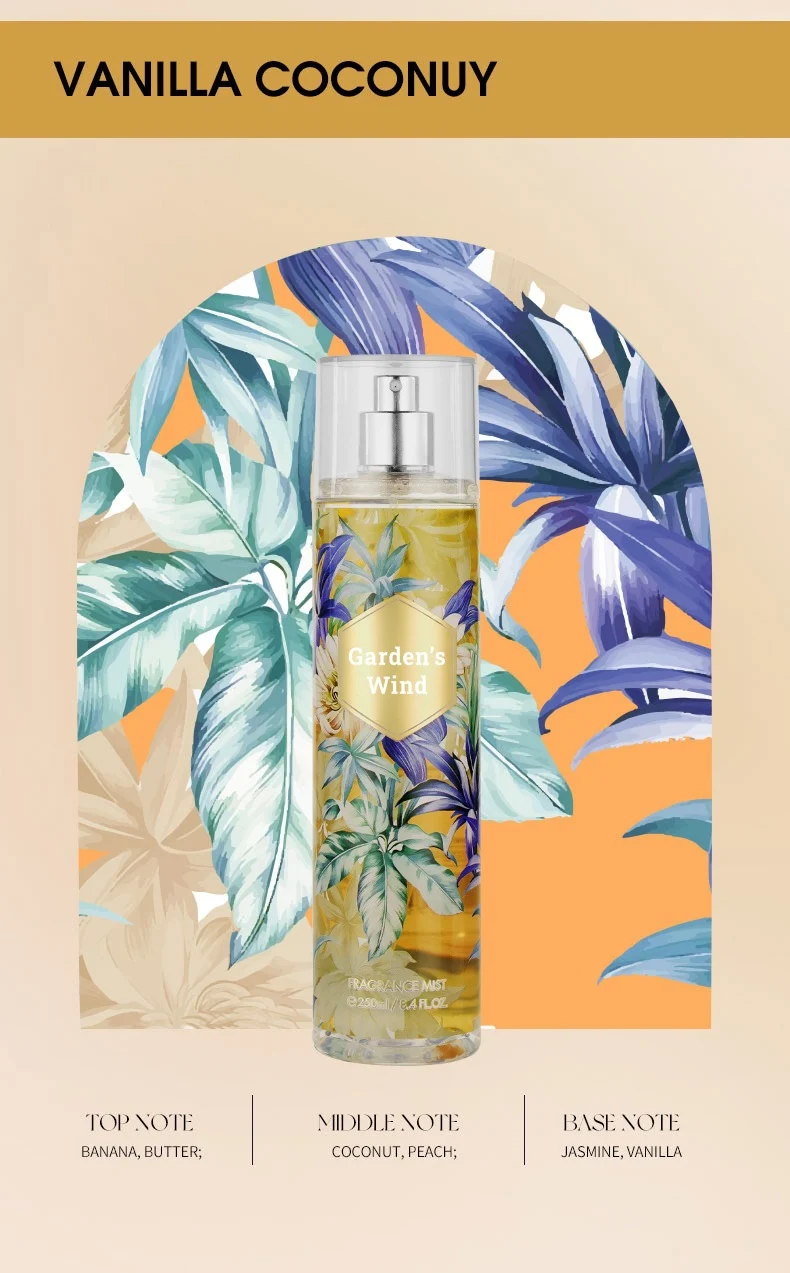 Fragrance Mist Body Spray Long Lasting Perfume for Women & Men 250ml 12 fragrance mist body spray sit extryxa2 desc 12