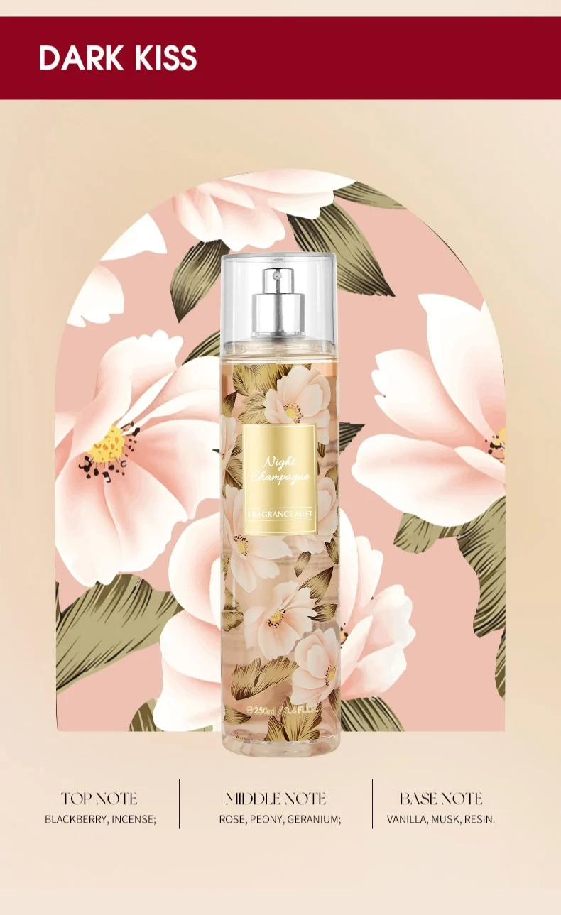 Fragrance Mist Body Spray Long Lasting Perfume for Women & Men 250ml 13 fragrance mist body spray sit extryxa2 desc 13