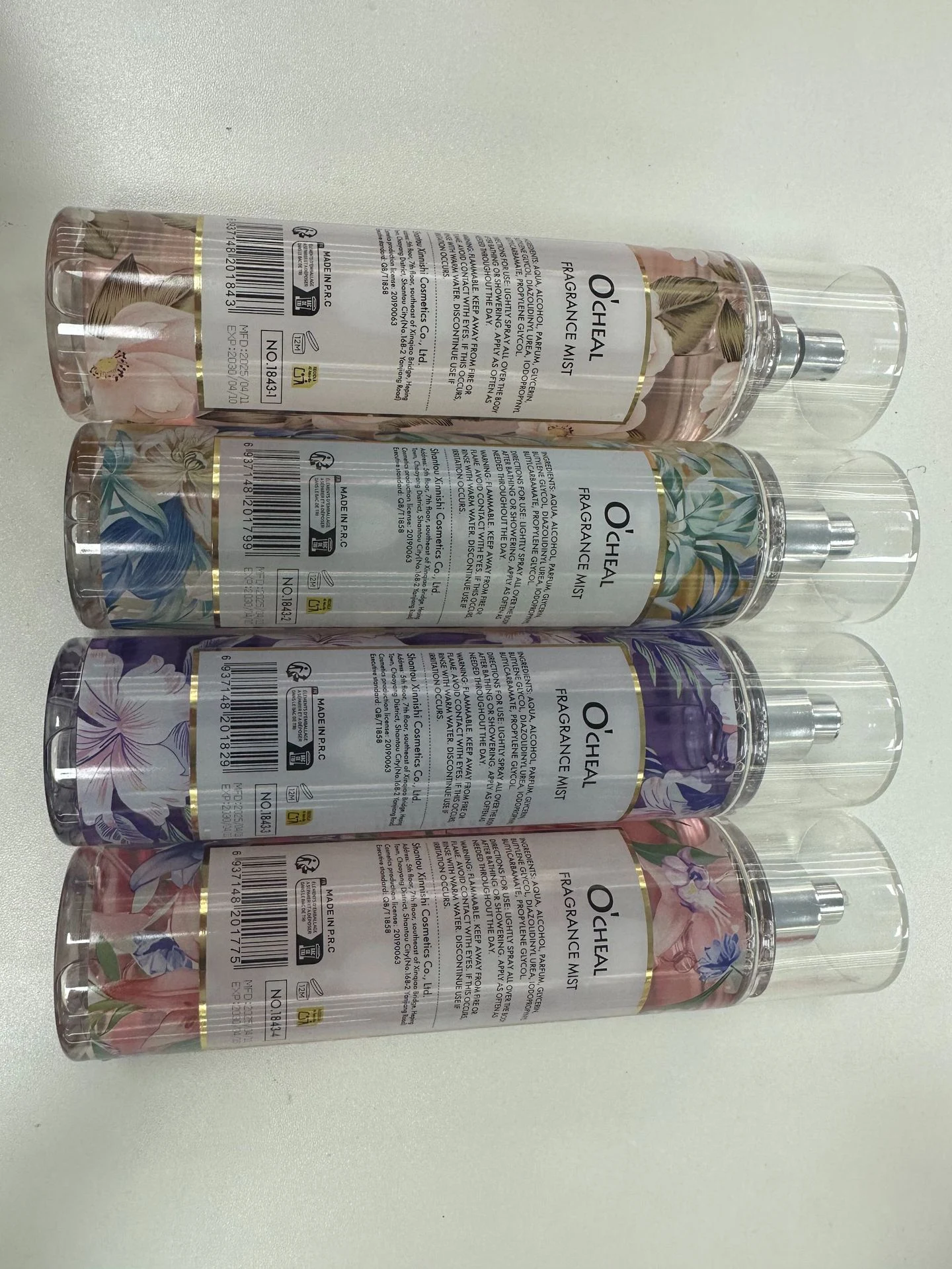 Fragrance Mist Body Spray Long Lasting Perfume for Women & Men 250ml 3 fragrance mist body spray sit extryxa2 desc 3