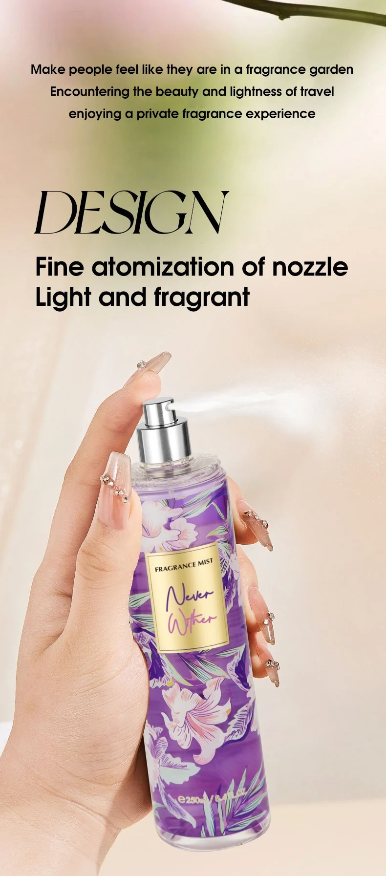 Fragrance Mist Body Spray Long Lasting Perfume for Women & Men 250ml 9 fragrance mist body spray sit extryxa2 desc 9