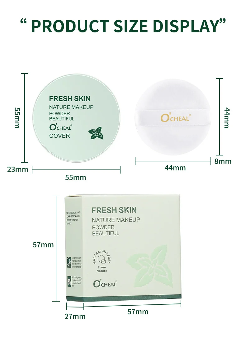 Green Tea Setting Powder 5g Oily Skin Control Mineral Loose Powder for Long-Lasting Matte Makeup 14 green tea setting powder 5g sit 4vqhxy3t desc 14