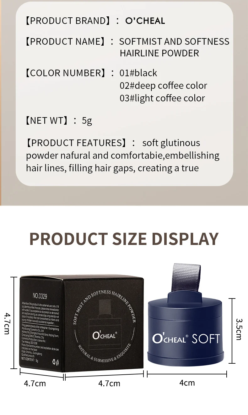 Hairline Powder Waterproof Sweatproof 5g Hair Fill & Contour Makeup Stick 15 hairline powder waterproof sweatproof 5g hair fill contour makeup stick sit erh8nufw desc 15