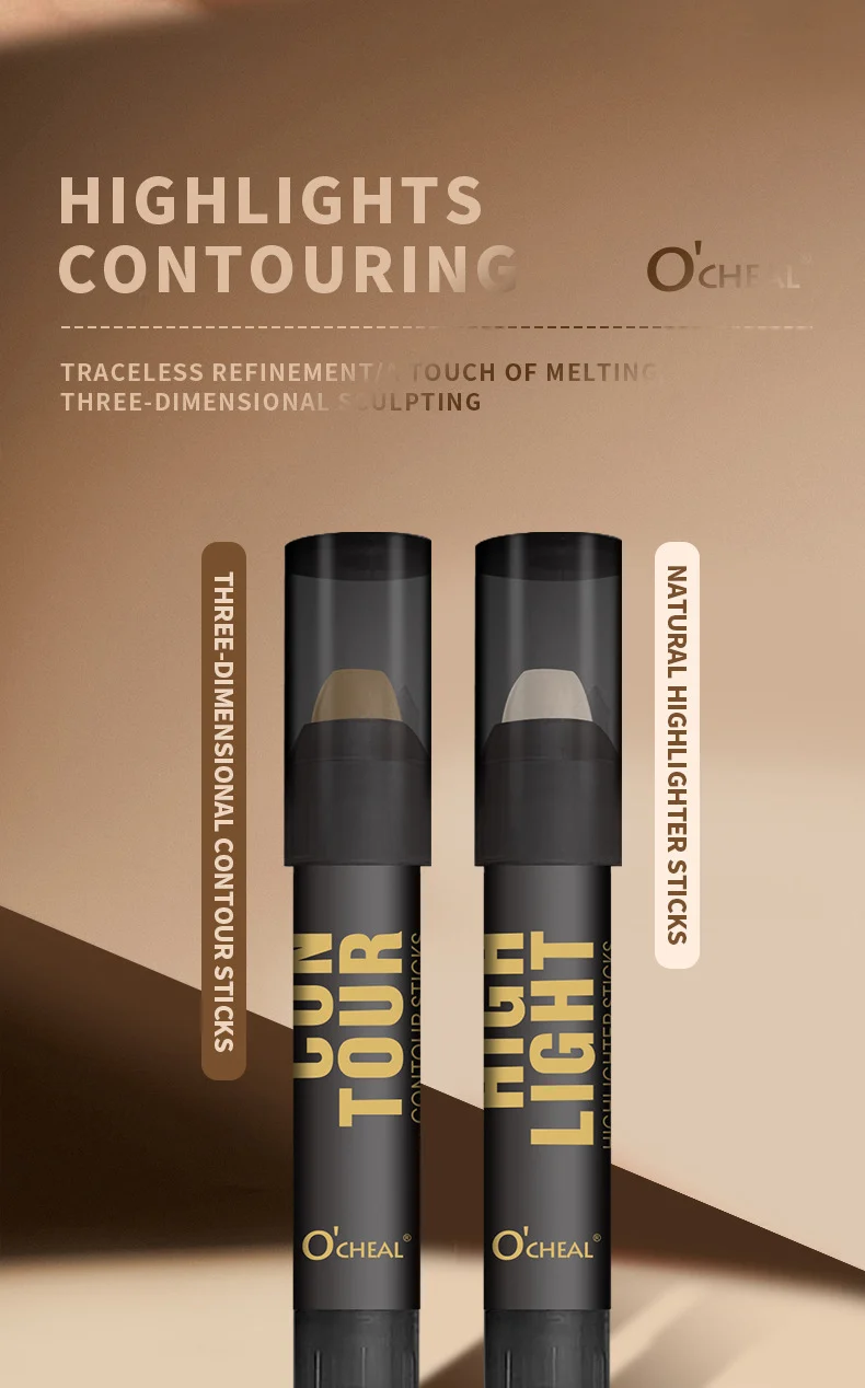 Highlight Contour Stick 2-in-1 Multi-Purpose Face Sculpting & Brightening Makeup Pen 5 highlight contour stick multi purpose face sculpting brightening makeup pen sit mehkz5w2 desc 5