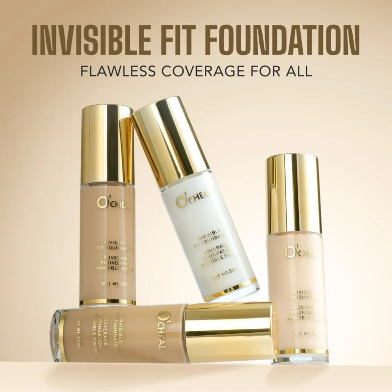 O'CHEAL Invisible Fit Foundation BB Cream with Flawless Coverage and All-Day Hydration for All Skin Tones