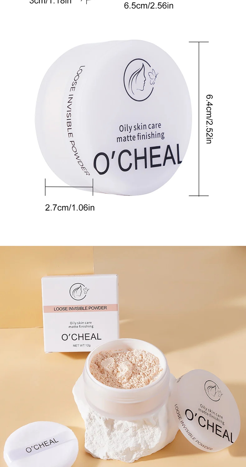 Invisible Loose Powder Matte Oil Control Long-lasting Setting Powder 12g 12 invisible loose powder matte oil control setting powder 12g sit dsh4wgsf desc 12