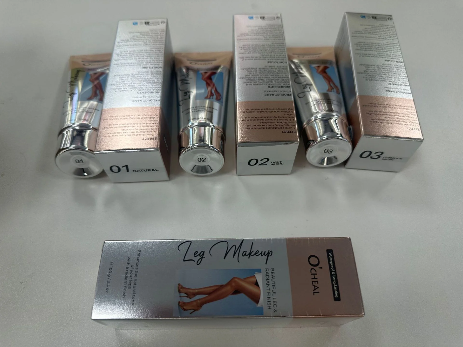 Leg Makeup Waterproof Self Tanner 100g Enhances Natural Tone Airbrush Smooth Finish 3 leg makeup waterproof self tanner 100g sit 4q4xtrn8 desc 3