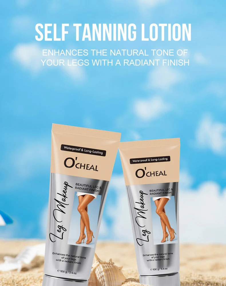 Leg Self Tanning Lotion Waterproof Leg Makeup Legs Concealer Flawless Coverage 1 leg self tanning lotion waterproof leg makeup concealer sit fygm8efb desc 1