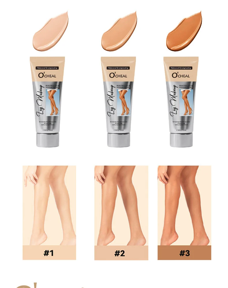 Leg Self Tanning Lotion Waterproof Leg Makeup Legs Concealer Flawless Coverage 17 leg self tanning lotion waterproof leg makeup concealer sit fygm8efb desc 17