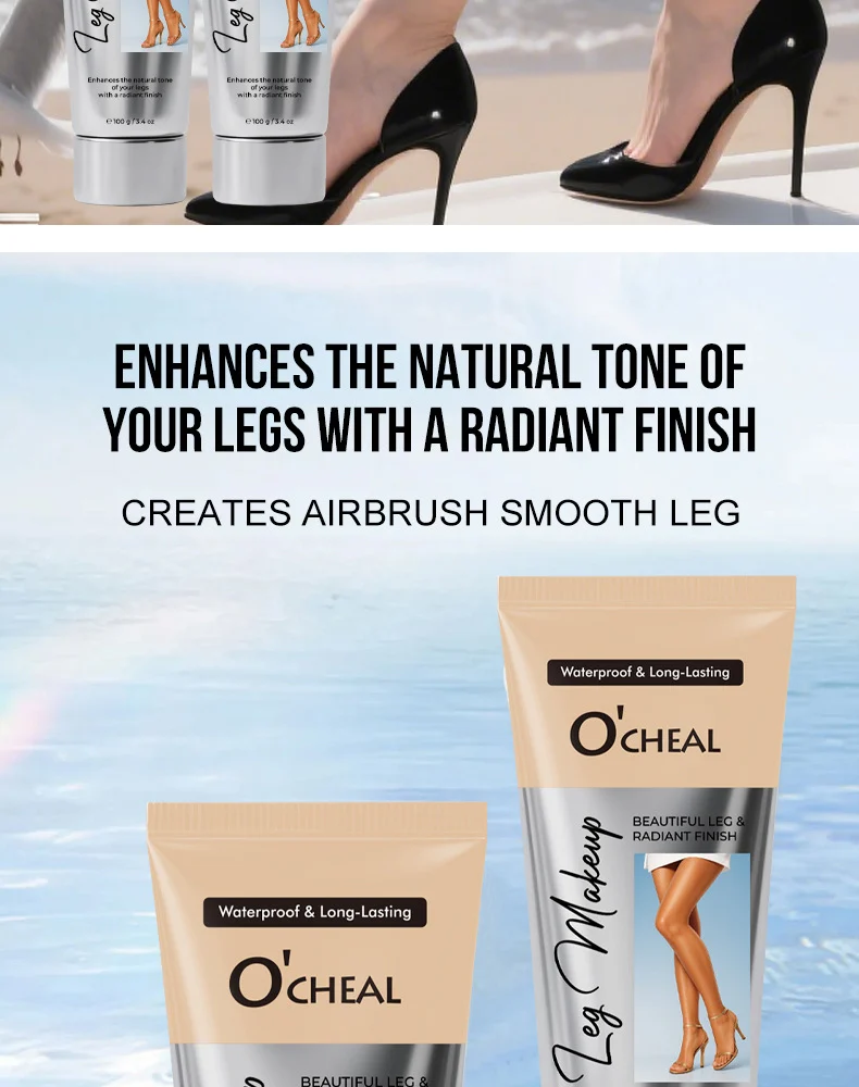 Leg Self Tanning Lotion Waterproof Leg Makeup Legs Concealer Flawless Coverage 3 leg self tanning lotion waterproof leg makeup concealer sit fygm8efb desc 3