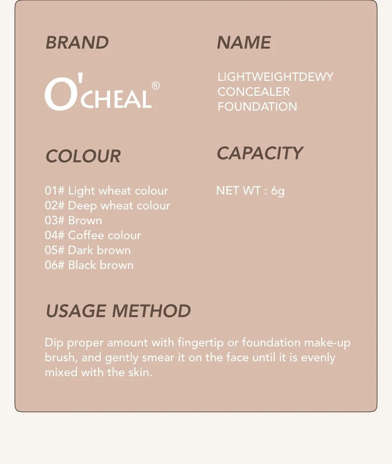 Lightweight Dewy Concealer Foundation Full Coverage Face Makeup 18 lightweight dewy concealer foundation sit 3k2dfb3k desc 18