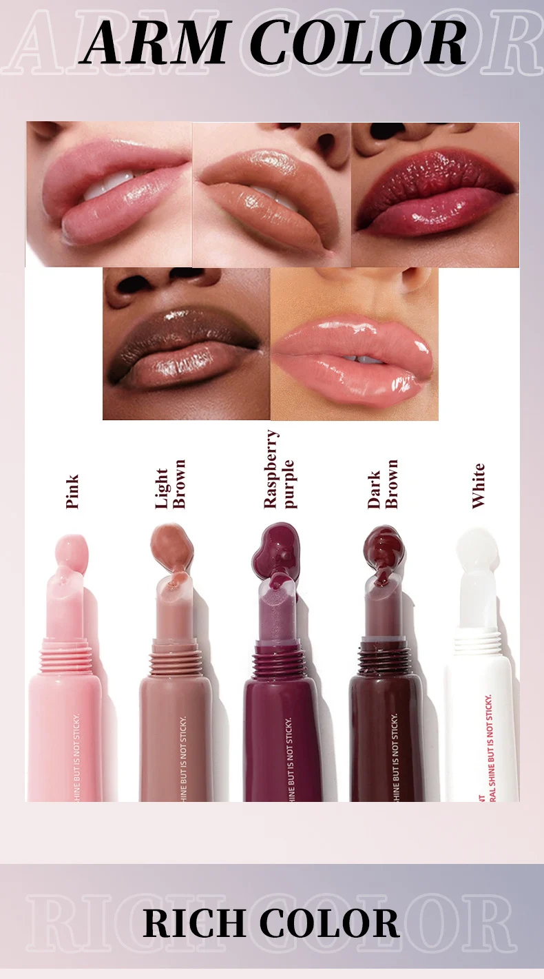 Lip Gloss & Lip Tint Plumping Hydrating Gloss 10ml Non-Sticky Shine 19 lip gloss lip tint plumping hydrating gloss 10ml sit s8f4w5mt desc 19