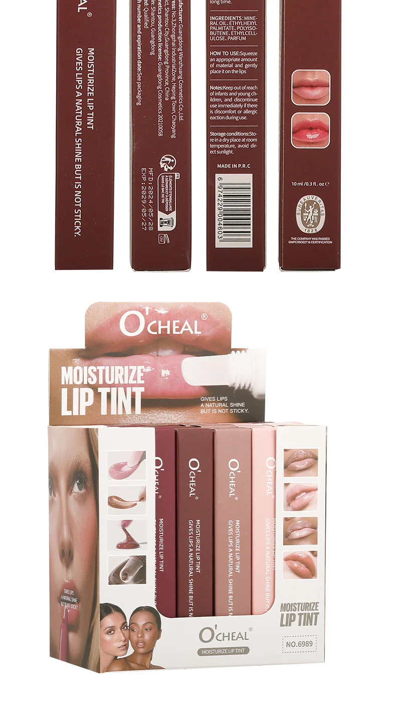 Lip Gloss & Lip Tint Plumping Hydrating Gloss 10ml Non-Sticky Shine 23 lip gloss lip tint plumping hydrating gloss 10ml sit s8f4w5mt desc 23