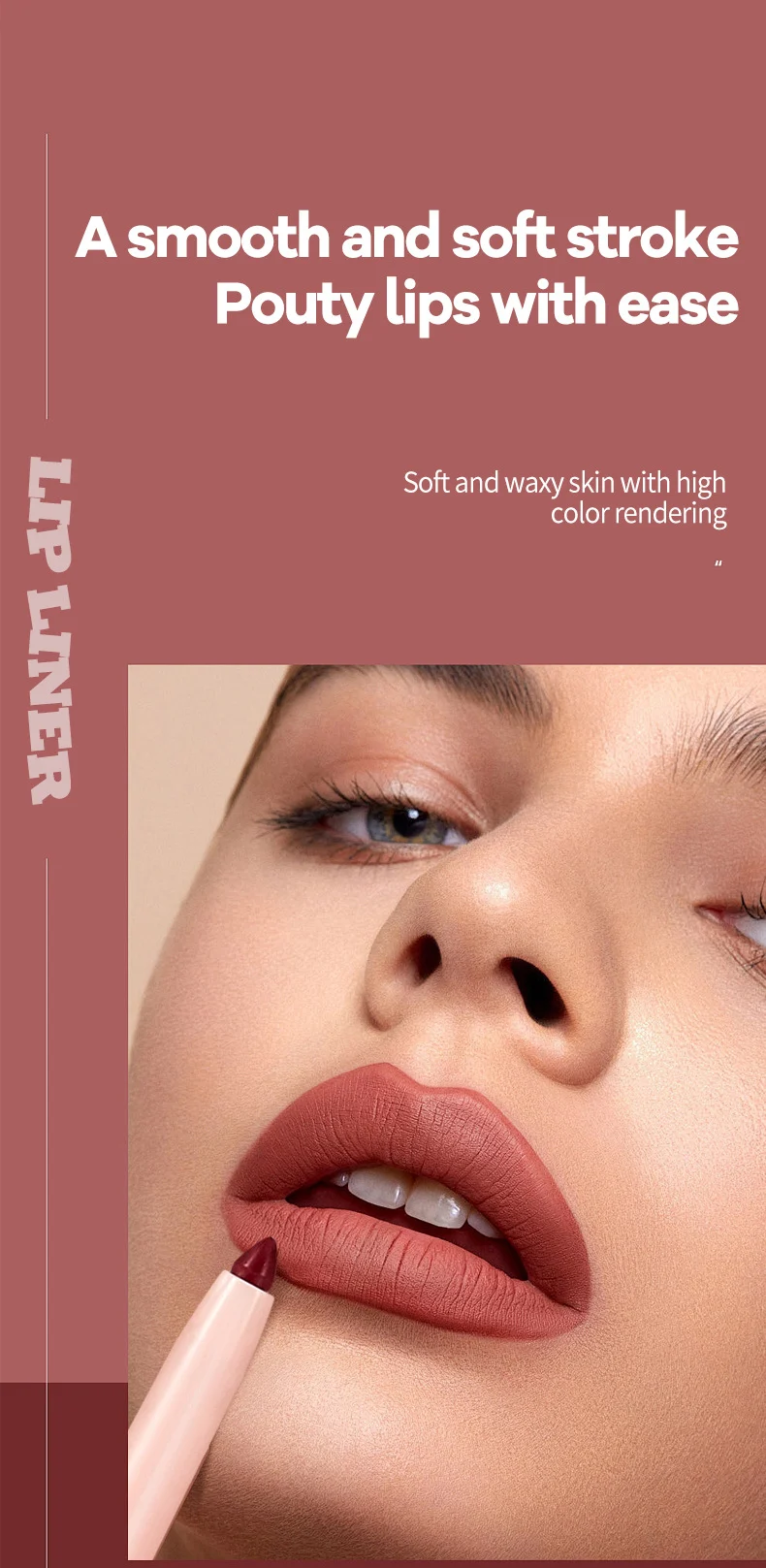 Lip Liner Waterproof Long Lasting Matte Lip Pencil 0.3g 2 lip liner waterproof long lasting matte lip pencil 0 3g sit 5d26t9nt desc 2