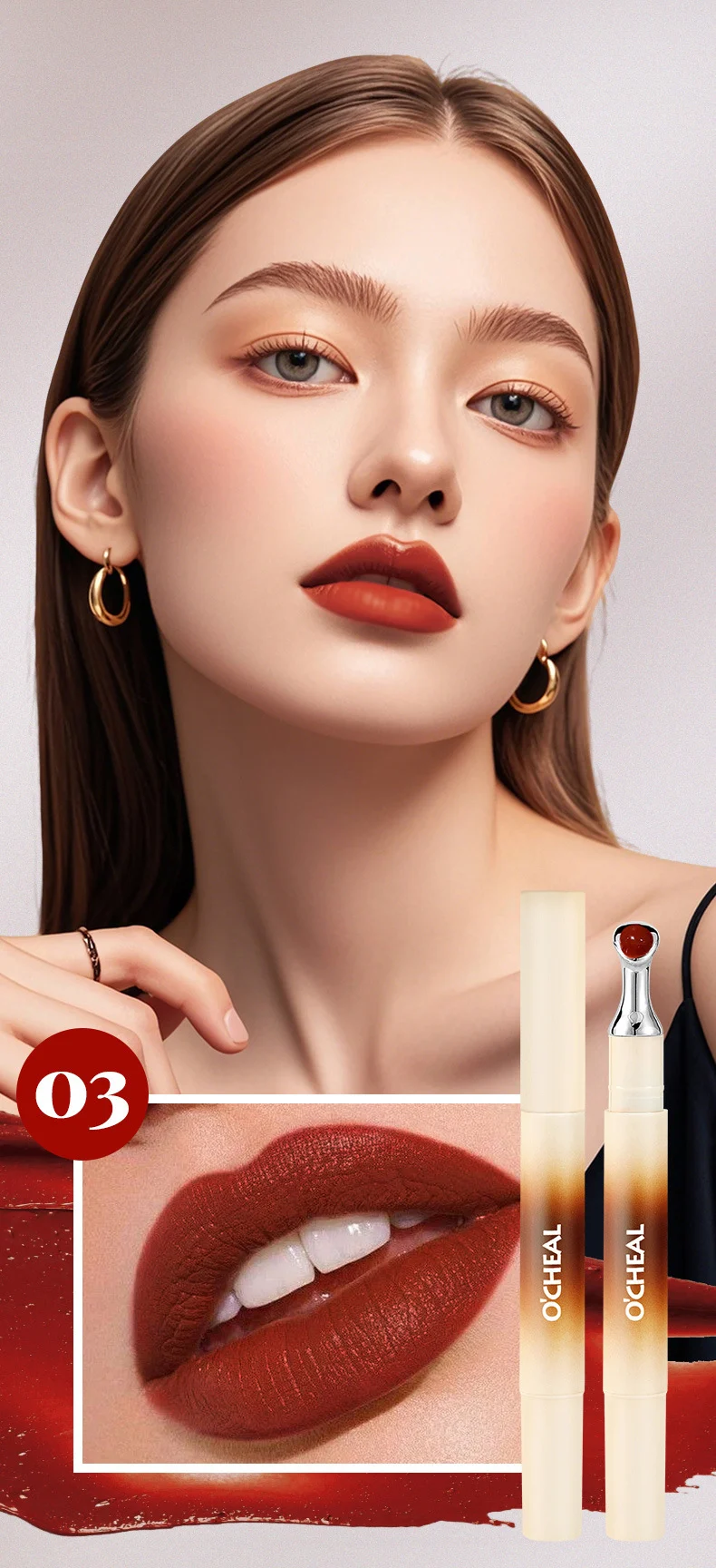 Lip Powder Cream 2g Velvet Mist Long-Lasting Wearable Lip Color & Blush 13 lip powder cream 2g velvet mist sit tvmt3qsp desc 13