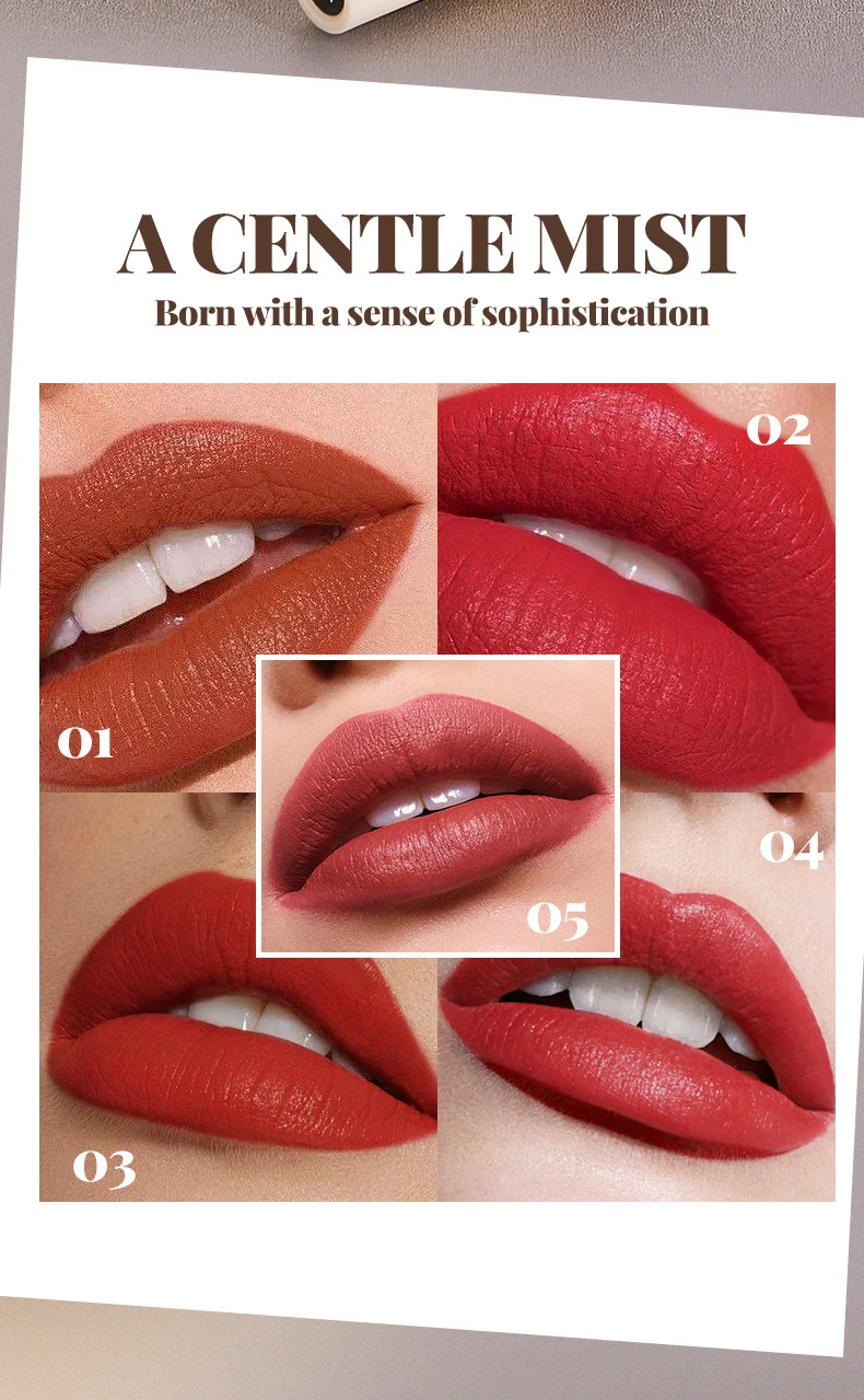 Lip Powder Cream 2g Velvet Mist Long-Lasting Wearable Lip Color & Blush 7 lip powder cream 2g velvet mist sit tvmt3qsp desc 7