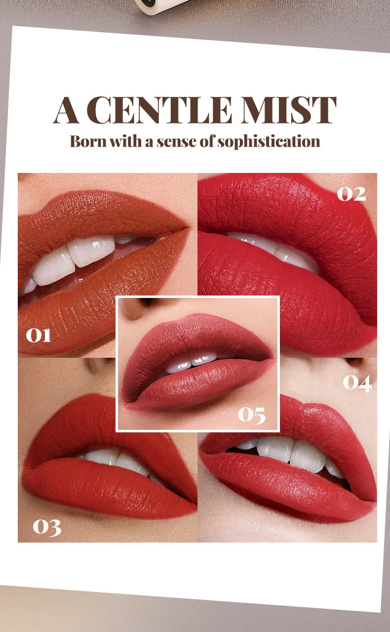 Lip Powder Cream 2g Air Velvet Matte Waterproof Transfer-Resistant Hydrating Liquid Lipstick 7 lip powder cream air velvet matte waterproof hydrating liquid lipstick sit 7nb4xzu7 desc 7