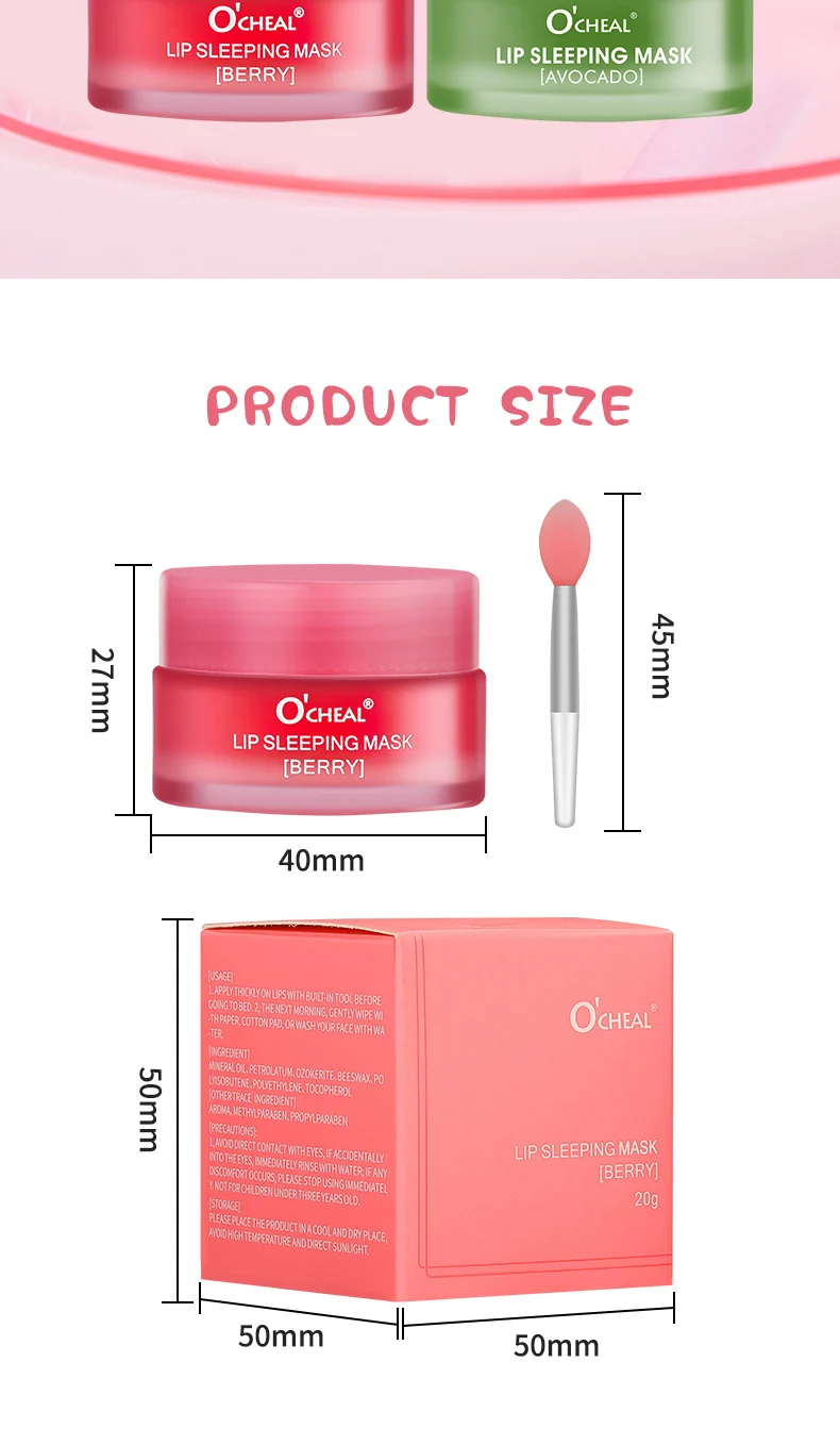 Lip Sleeping Mask Nourishing Repairing Jelly Overnight Lip Balm Moisturizing Exfoliating Lip Care 17 lip sleeping mask nourishing repairing jelly overnight lip balm sit q7c7uqz7 desc 17