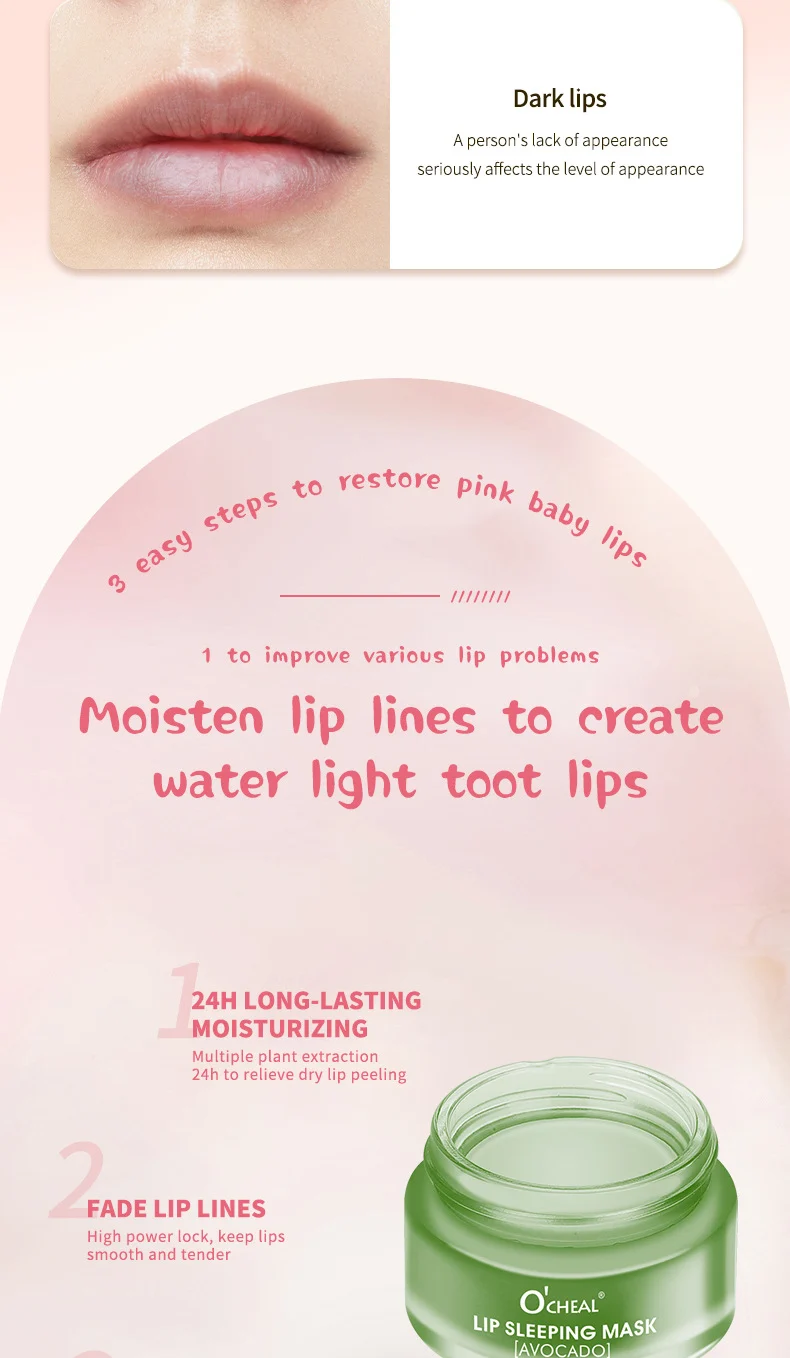 Lip Sleeping Mask Nourishing Repairing Jelly Overnight Lip Balm Moisturizing Exfoliating Lip Care 3 lip sleeping mask nourishing repairing jelly overnight lip balm sit q7c7uqz7 desc 3