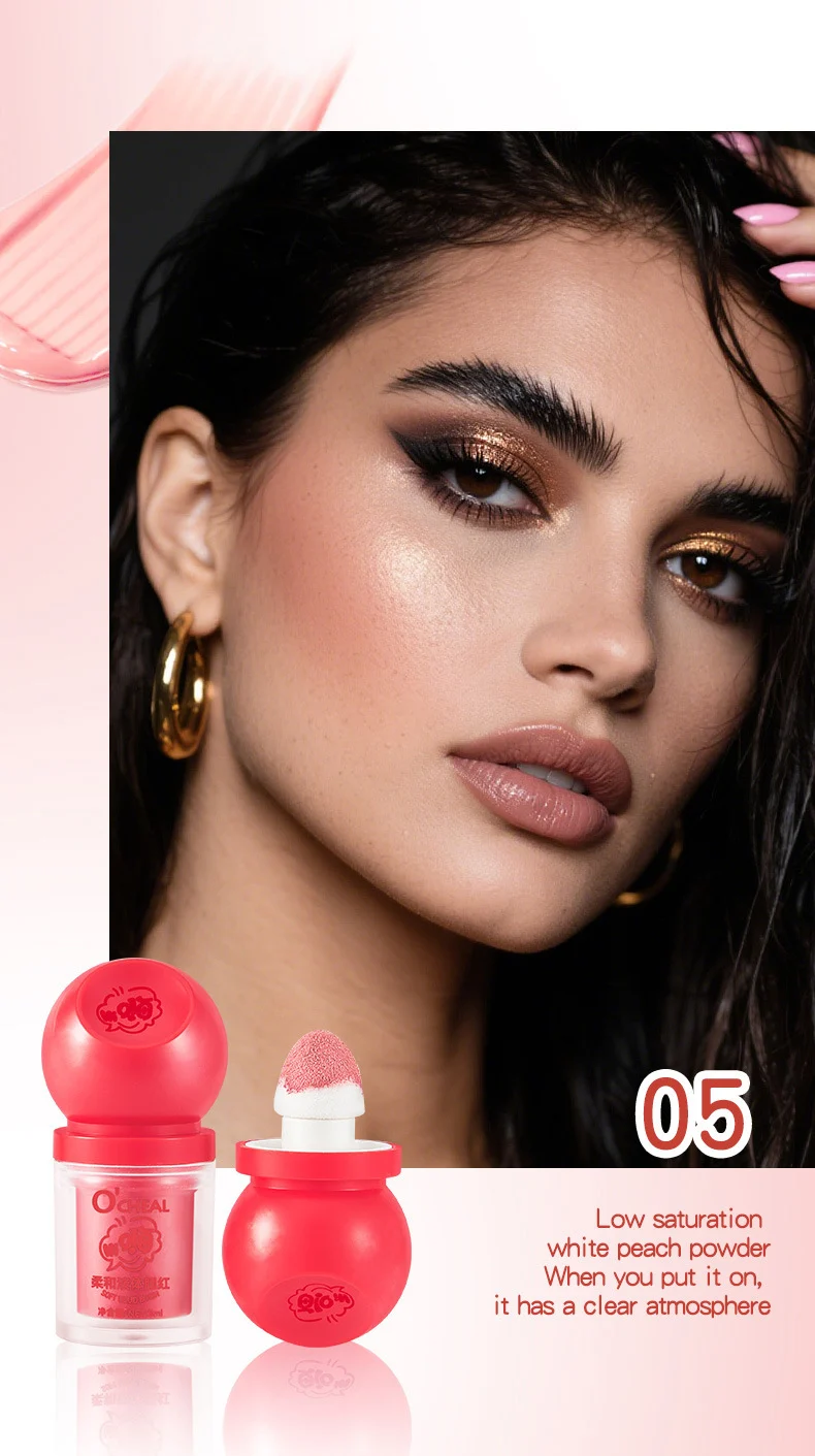 Liquid Blush Stick Nude Color Matte Natural Long-Lasting Blush for Cheeks 3ml 7 liquid blush stick nude color matte natural long lasting blush sit ss9a56m2 desc 7