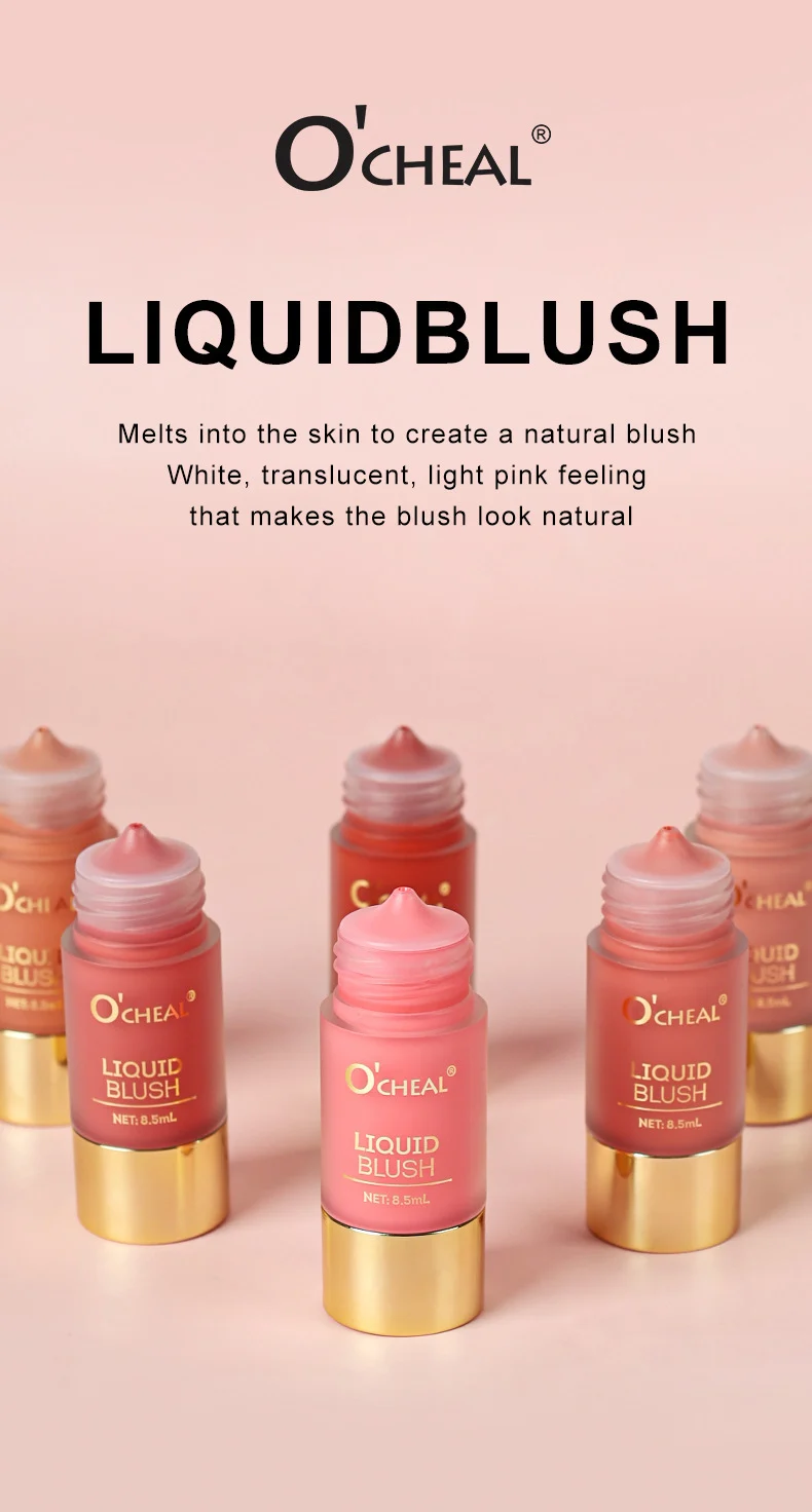 O'CHEAL Liquid Blush Stick No-Makeup Feel 12-Hour Long-Lasting Cheek Color 1 liquid blush stick sit pxdqz82m desc 1