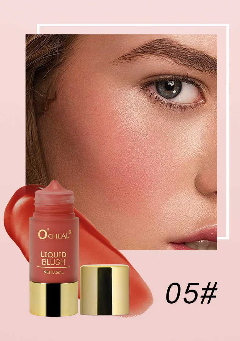 O'CHEAL Liquid Blush Stick No-Makeup Feel 12-Hour Long-Lasting Cheek Color 12 liquid blush stick sit pxdqz82m desc 12