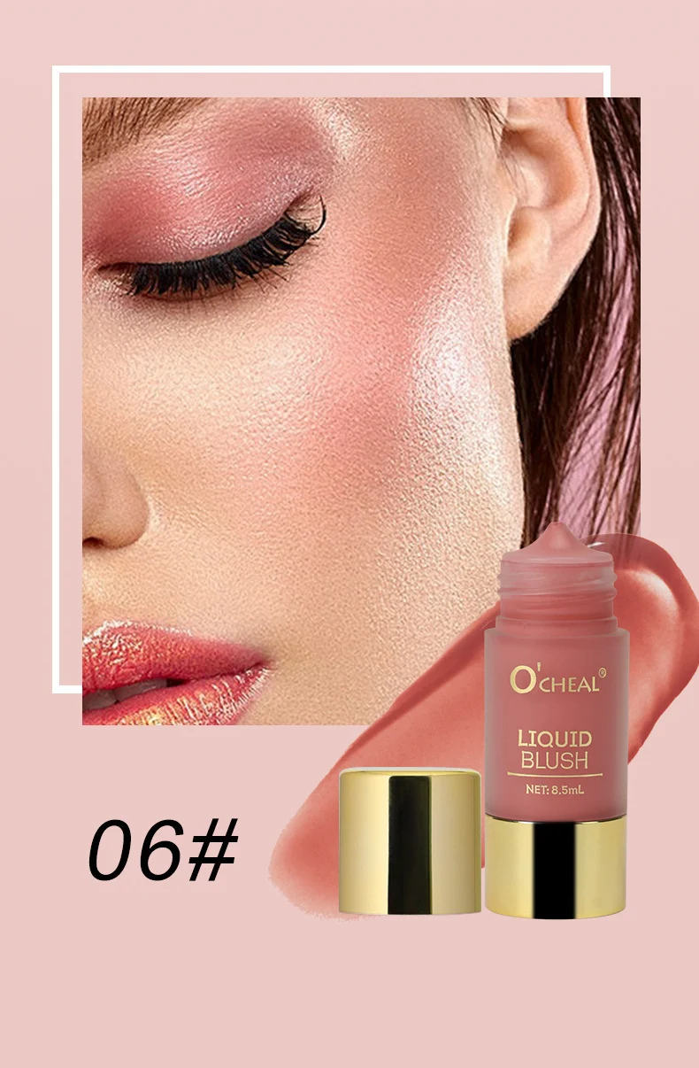 O'CHEAL Liquid Blush Stick No-Makeup Feel 12-Hour Long-Lasting Cheek Color 13 liquid blush stick sit pxdqz82m desc 13