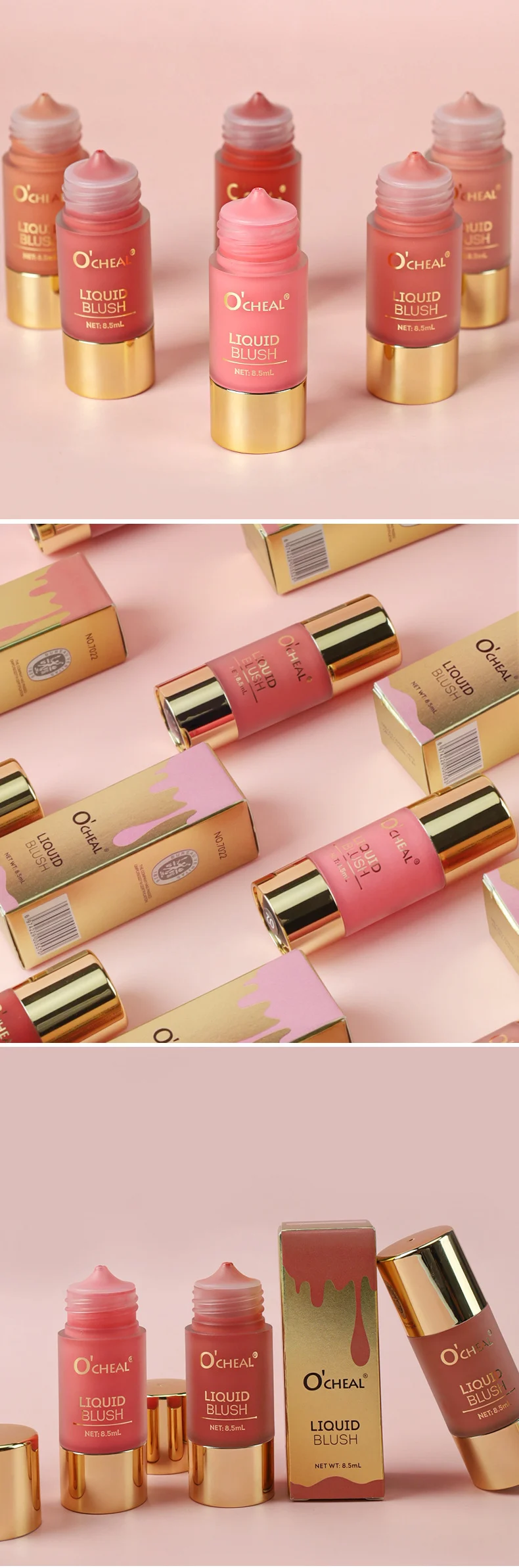 O'CHEAL Liquid Blush Stick No-Makeup Feel 12-Hour Long-Lasting Cheek Color 16 liquid blush stick sit pxdqz82m desc 16