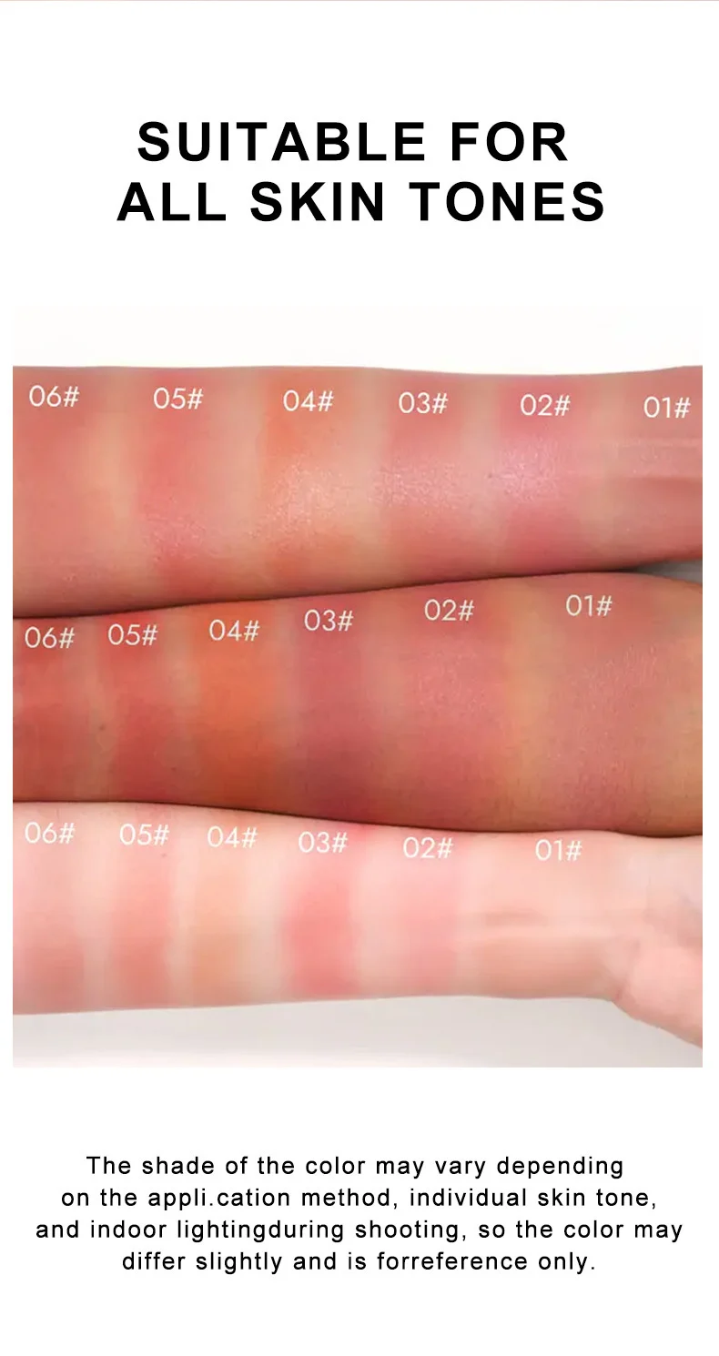 O'CHEAL Liquid Blush Stick No-Makeup Feel 12-Hour Long-Lasting Cheek Color 7 liquid blush stick sit pxdqz82m desc 7