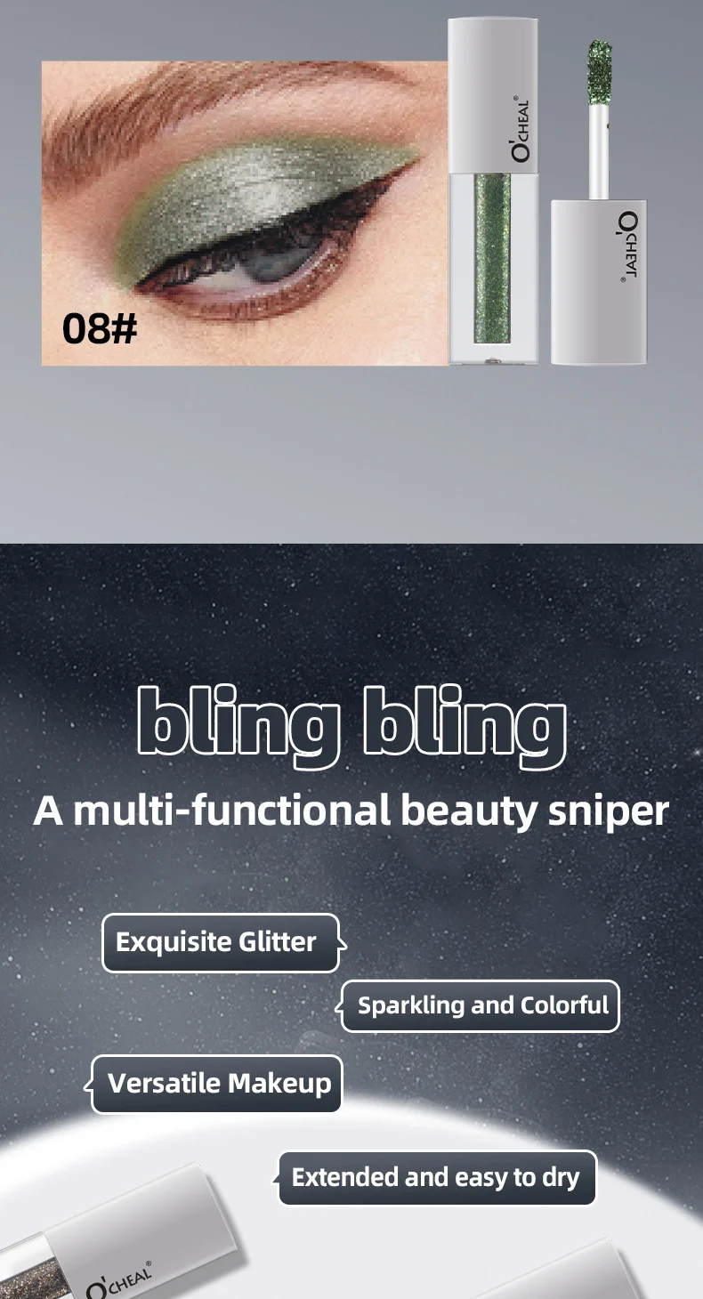 Liquid Eyeshadow Shimmer Highlighter Glitter Eyeshadow for Stage Makeup 11 liquid eyeshadow shimmer highlighter glitter 4ml sit zuwgwnxd desc 11