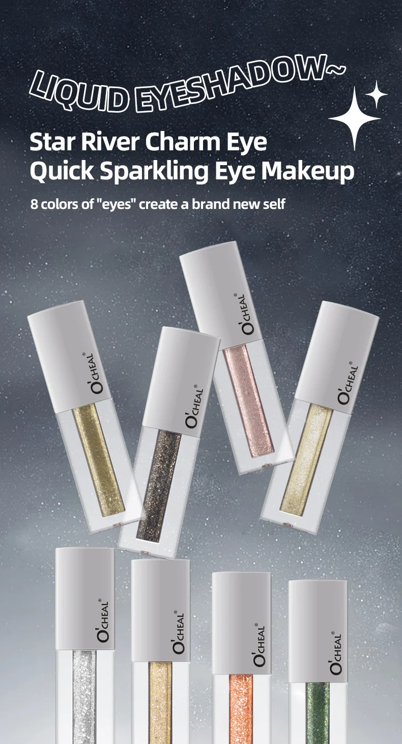 Liquid Eyeshadow Shimmering Glitter Eye Makeup Long-lasting Sparkling Metallic 5 liquid eyeshadow shimmering glitter sparkling metallic sit dfm9e5e3 desc 5