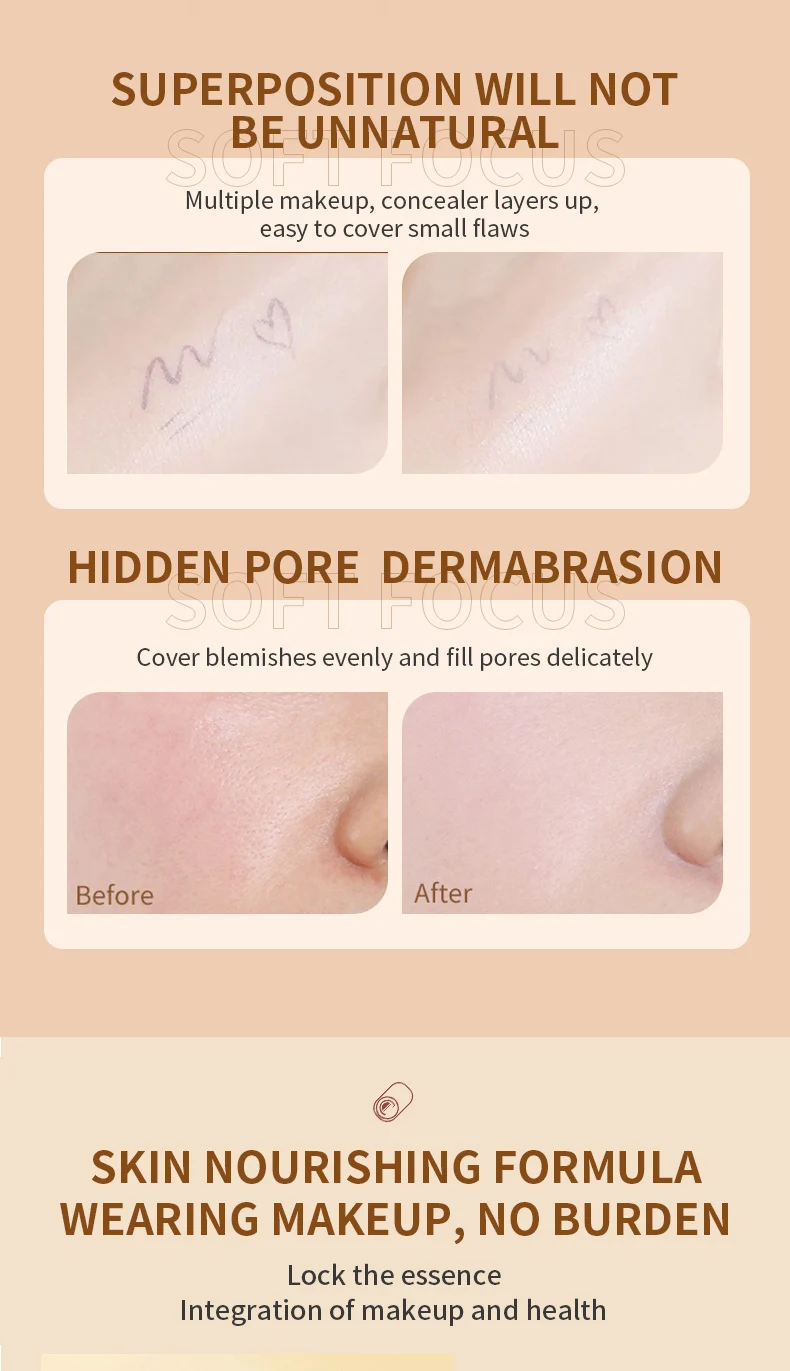 O'CHEAL Hydrating Waterproof BB Cream Foundation SPF50 PA++++ Full Coverage Long Lasting 7 liquid foundation bb cream sit cu9ky6v5 desc 7