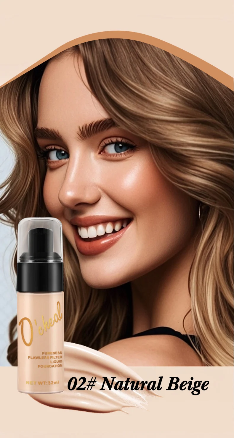 Liquid Foundation 4-Color Long-Lasting Waterproof Oil Control Concealer 32ml 11 liquid foundation long lasting concealer 32ml sit bjehk8sd desc 11
