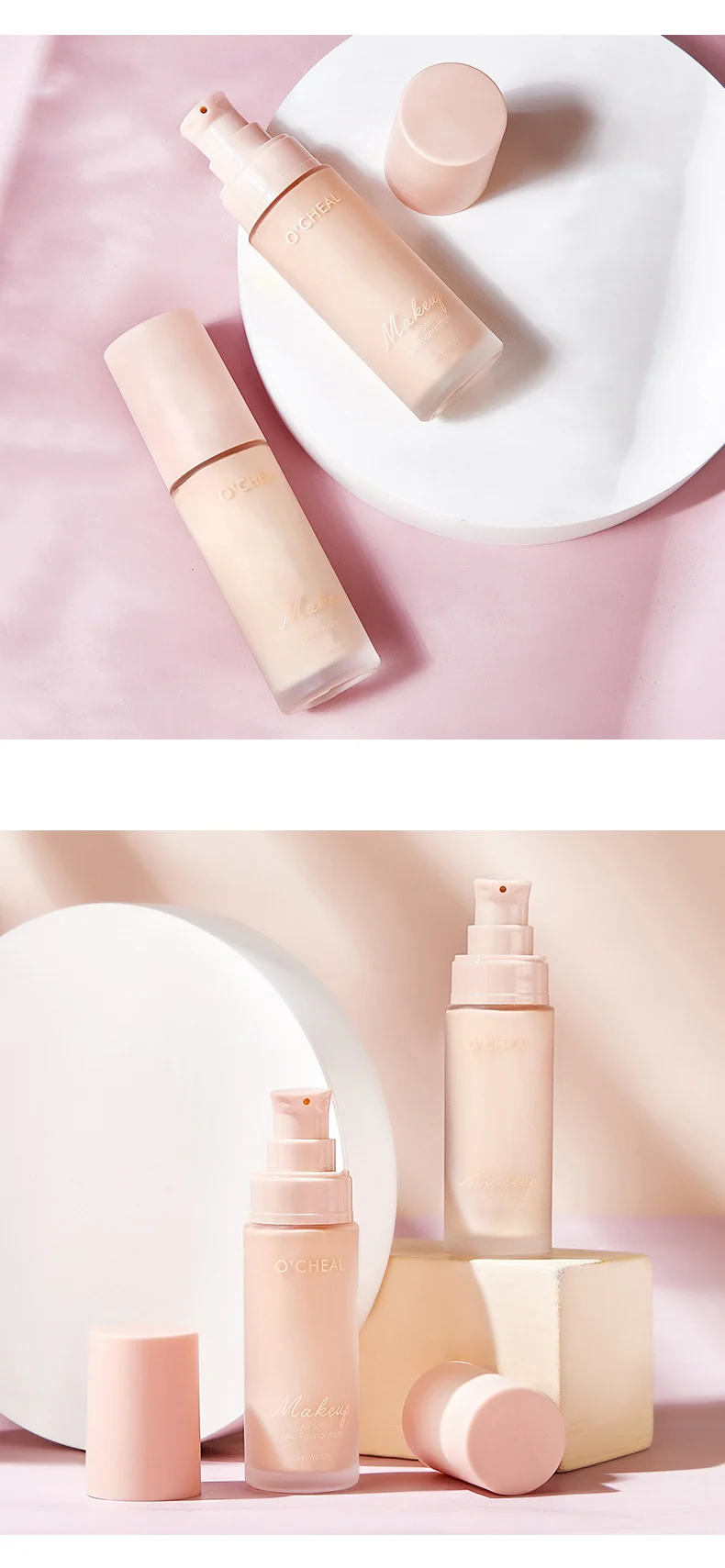 Long-Lasting Foundation BB Cream for Oily & Dry Skin, Hydrating Full Coverage Concealer 1 long lasting foundation bb cream oily dry skin sit 3mckusvg desc 1
