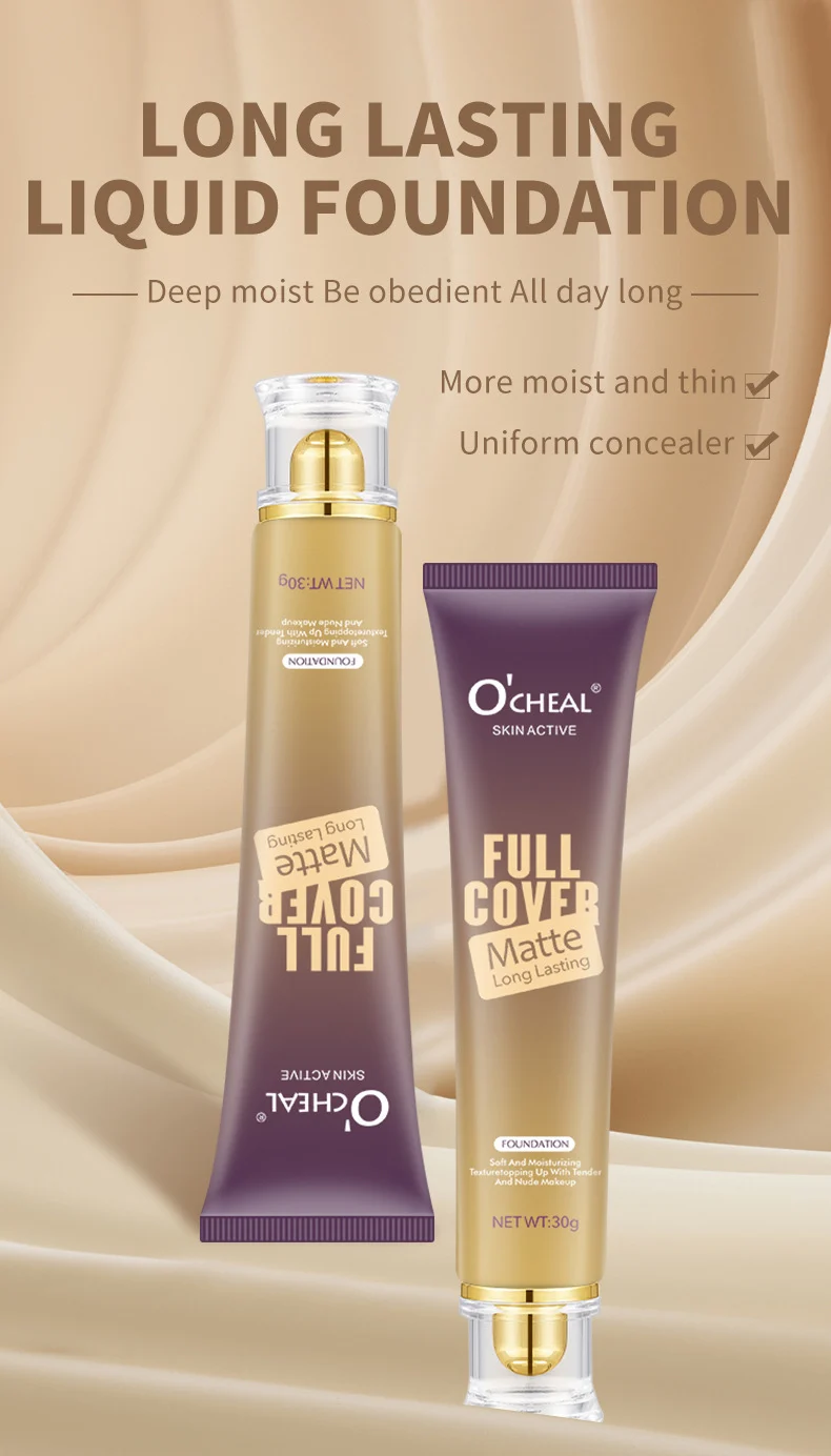 Liquid Foundation Long Lasting Full Coverage Moisturizing Concealer BB Cream 1 long lasting liquid foundation full coverage moisturizing bb cream sit 3du3atyy desc 1
