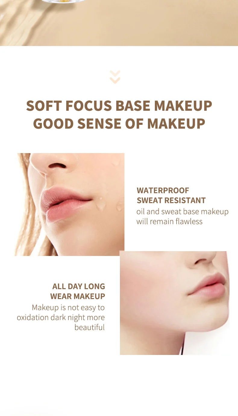 Long Lasting Liquid Foundation Skin-Active Full Cover Matte Flawless 24h Breathable Moisturizing Foundation Makeup 4 long lasting liquid foundation skin active full cover sit uwv683fw desc 4