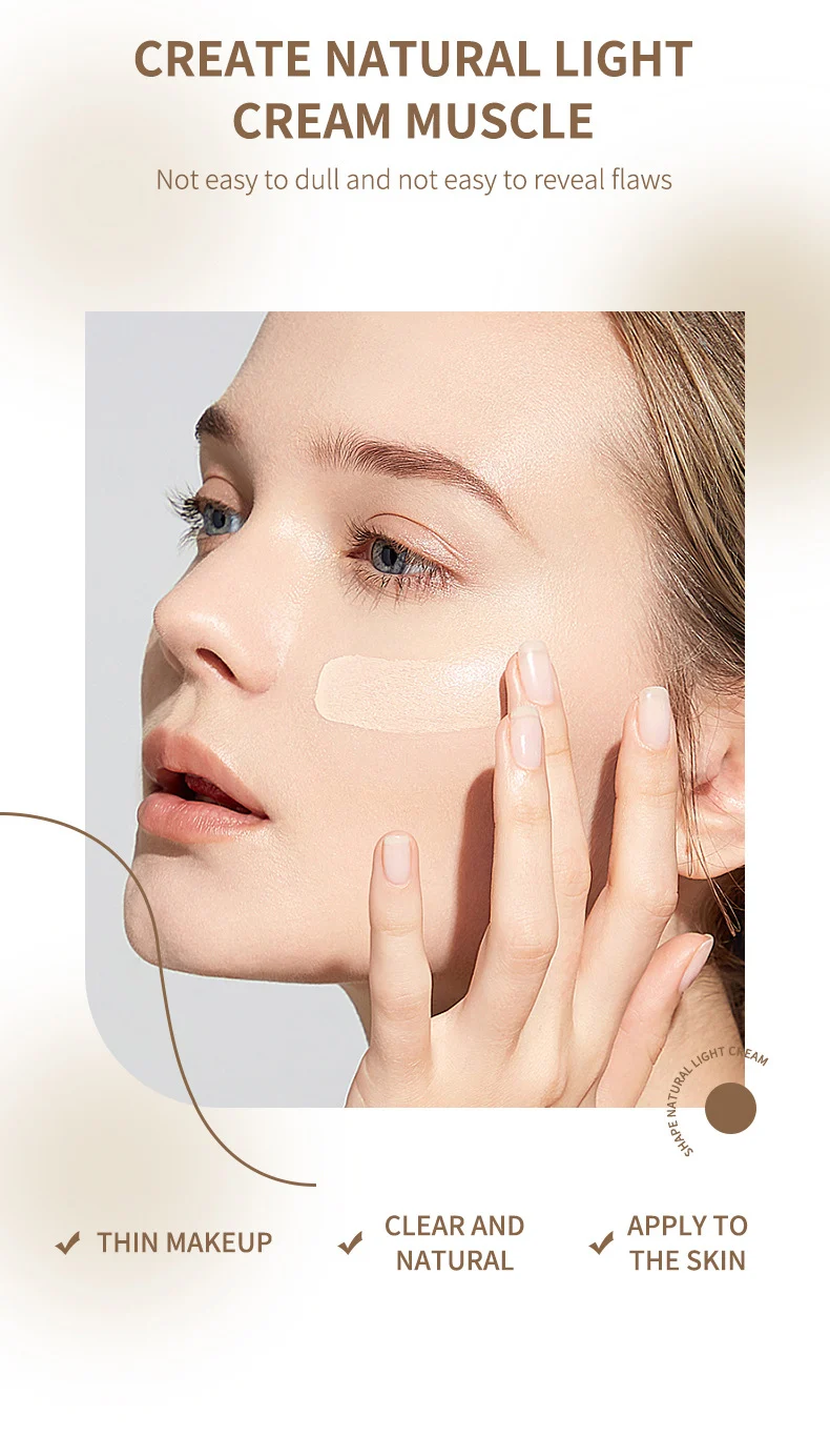 Long Lasting Liquid Foundation Skin-Active Full Cover Matte Flawless 24h Breathable Moisturizing Foundation Makeup 5 long lasting liquid foundation skin active full cover sit uwv683fw desc 5