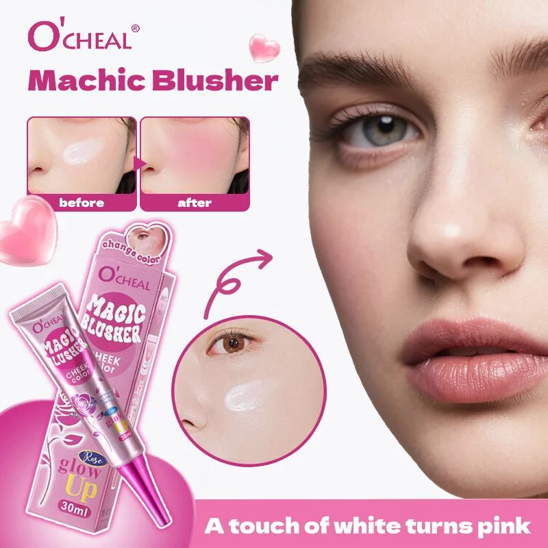 Magic Blusher Liquid Blush Waterproof Temp-Sensitive Color-Change 9 magic blusher liquid blush waterproof temp sensitive color change sit trprkt7h desc 9