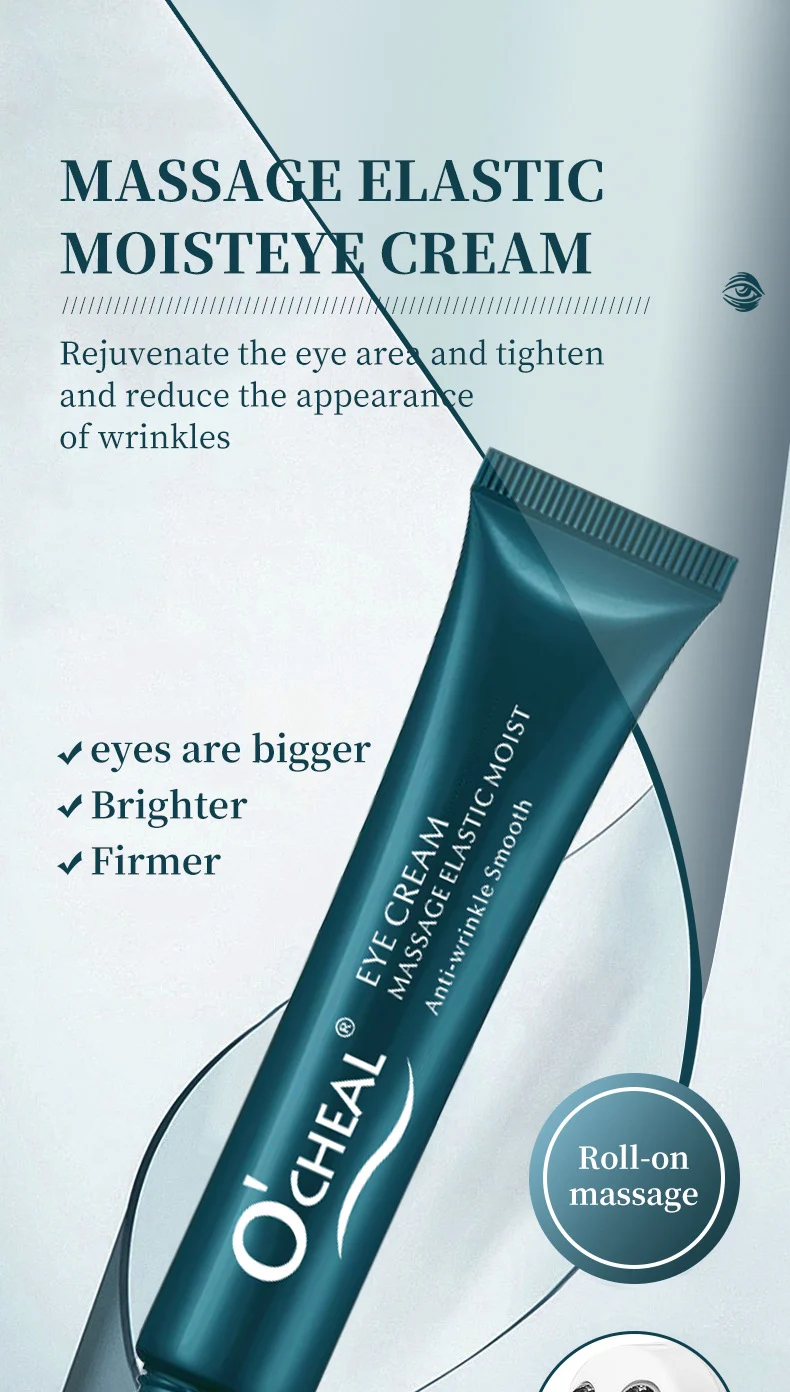 Massage Elastic Moist Eye Cream Anti-Wrinkle Brightening Hydrating Roller Ball 20g 1 massage elastic moist eye cream 20g sit m5emzsvh desc 1