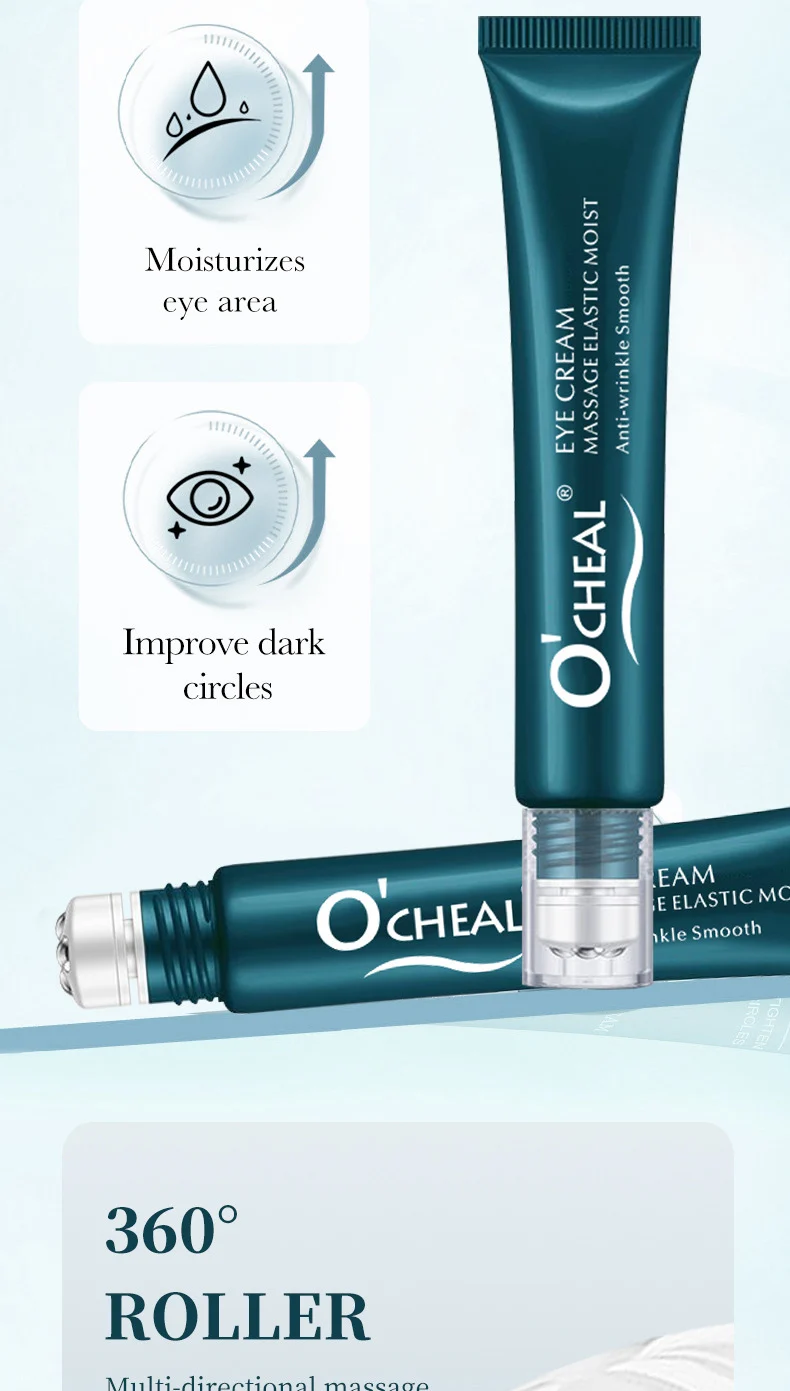 Massage Elastic Moist Eye Cream Anti-Wrinkle Brightening Hydrating Roller Ball 20g 6 massage elastic moist eye cream 20g sit m5emzsvh desc 6