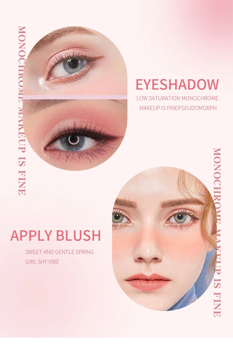 Matte Blusher Stick Long-Lasting Cream-to-Powder Cheek Tint with Built-in Sponge Head 5 matte blusher stick sponge head ocheal sit x23x6bqc desc 5